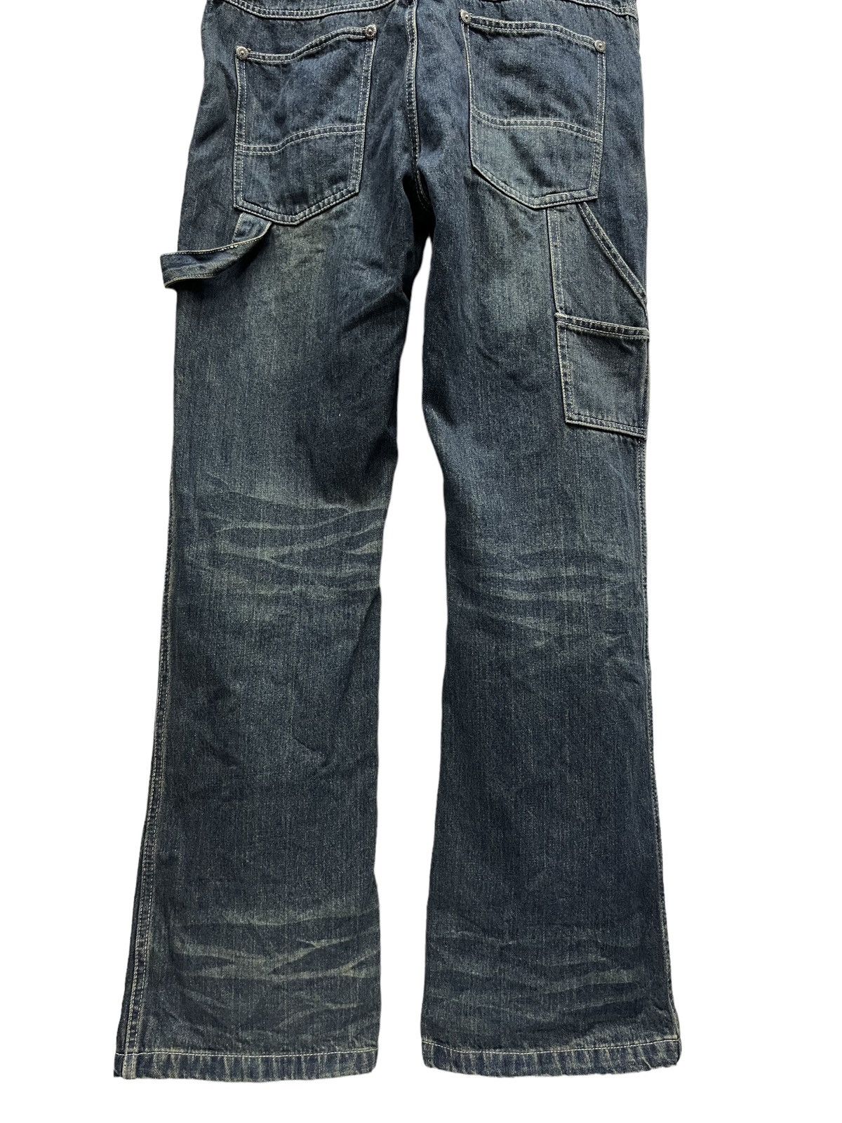 Vanson Leathers 🔥VANSON Bikers Carpenter Flare Slim Fit Denim Coverall Size US 31 - 5 Thumbnail