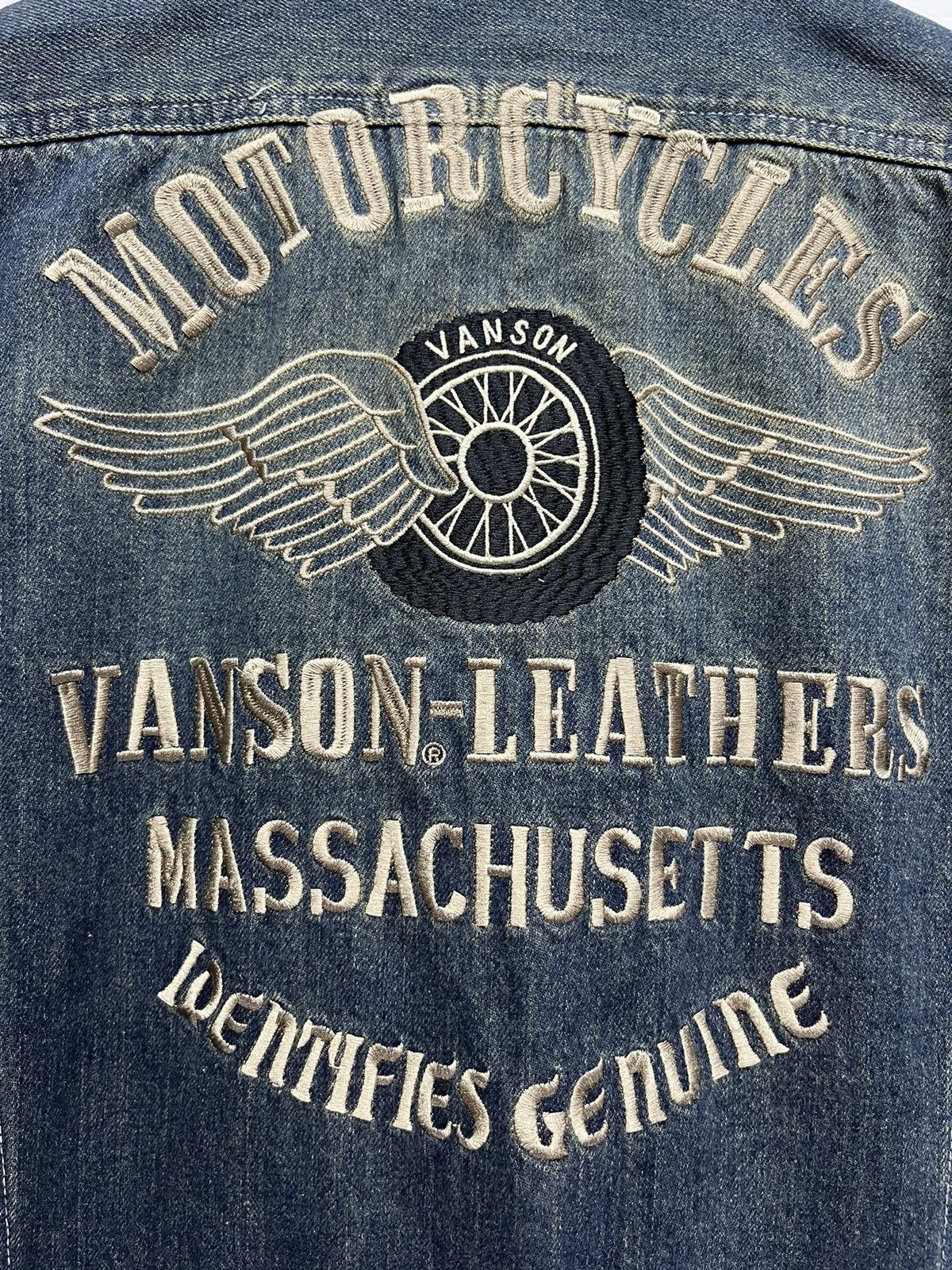 Vanson Leathers 🔥VANSON Bikers Carpenter Flare Slim Fit Denim Coverall Size US 31 - 2 Thumbnail