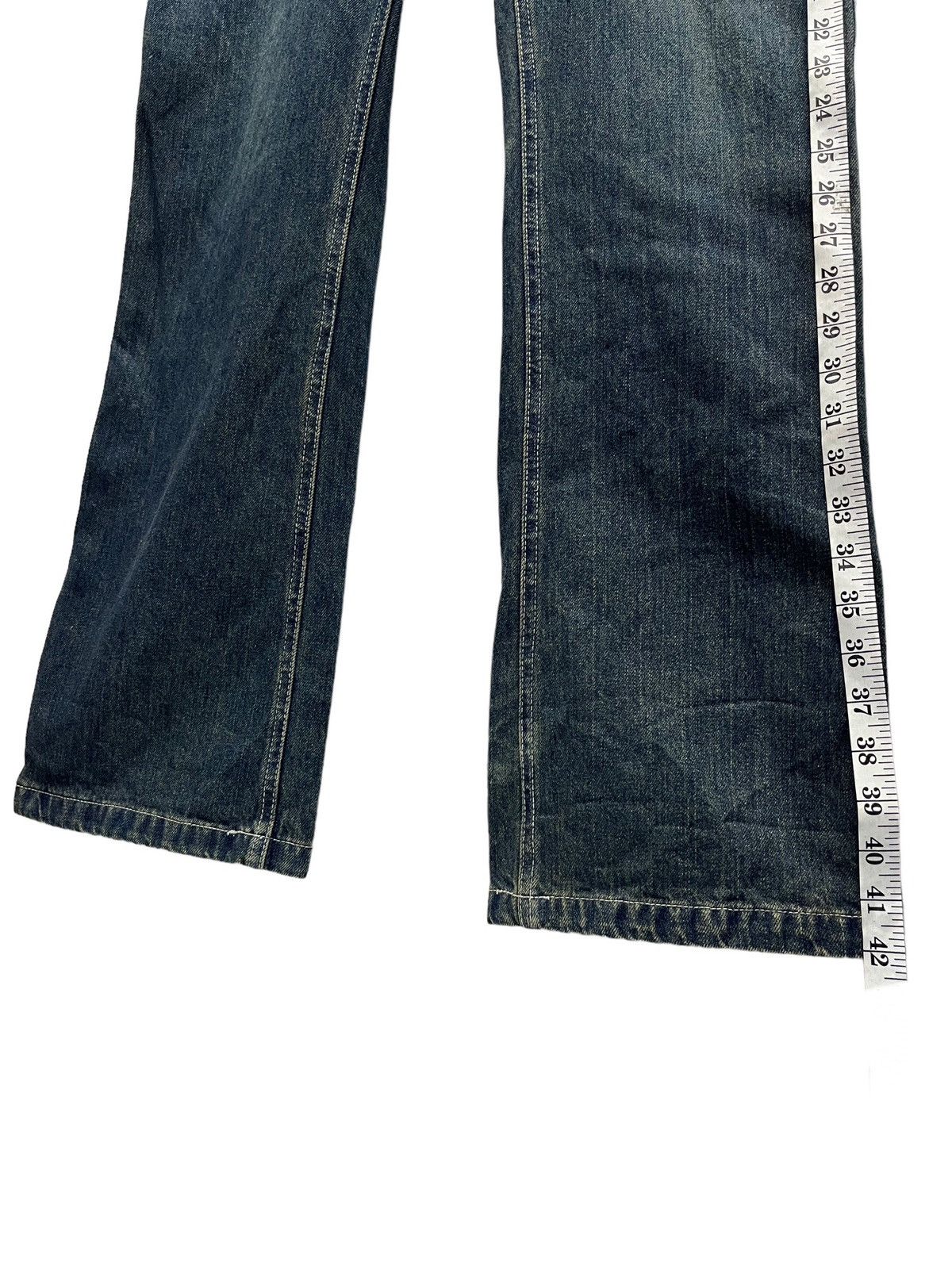 Vanson Leathers 🔥VANSON Bikers Carpenter Flare Slim Fit Denim Coverall Size US 31 - 21 Thumbnail