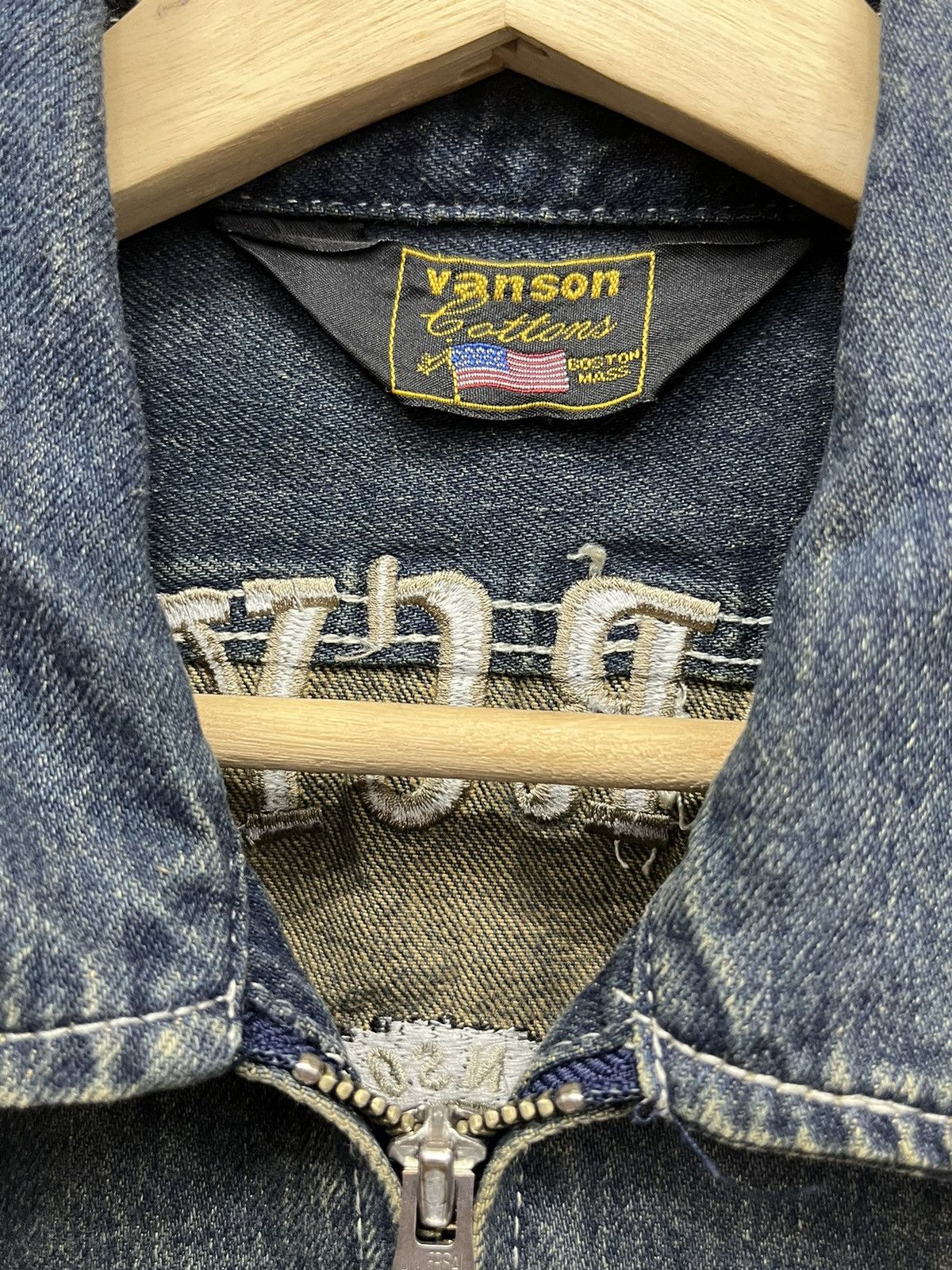 Vanson Leathers 🔥VANSON Bikers Carpenter Flare Slim Fit Denim Coverall Size US 31 - 13 Thumbnail
