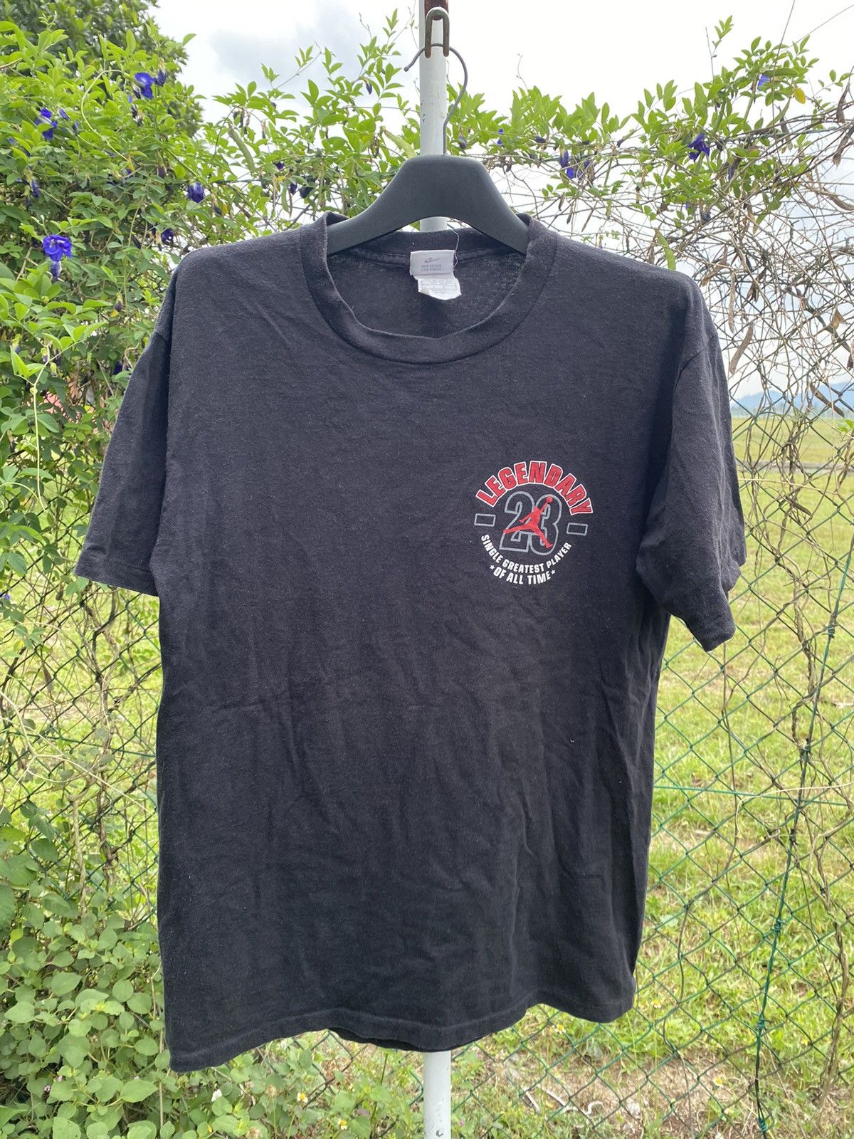 Nike Vintage Nike Air Jordan 23 Legendary Tee Made in USA Size US L / EU 52-54 / 3 - 2 Thumbnail