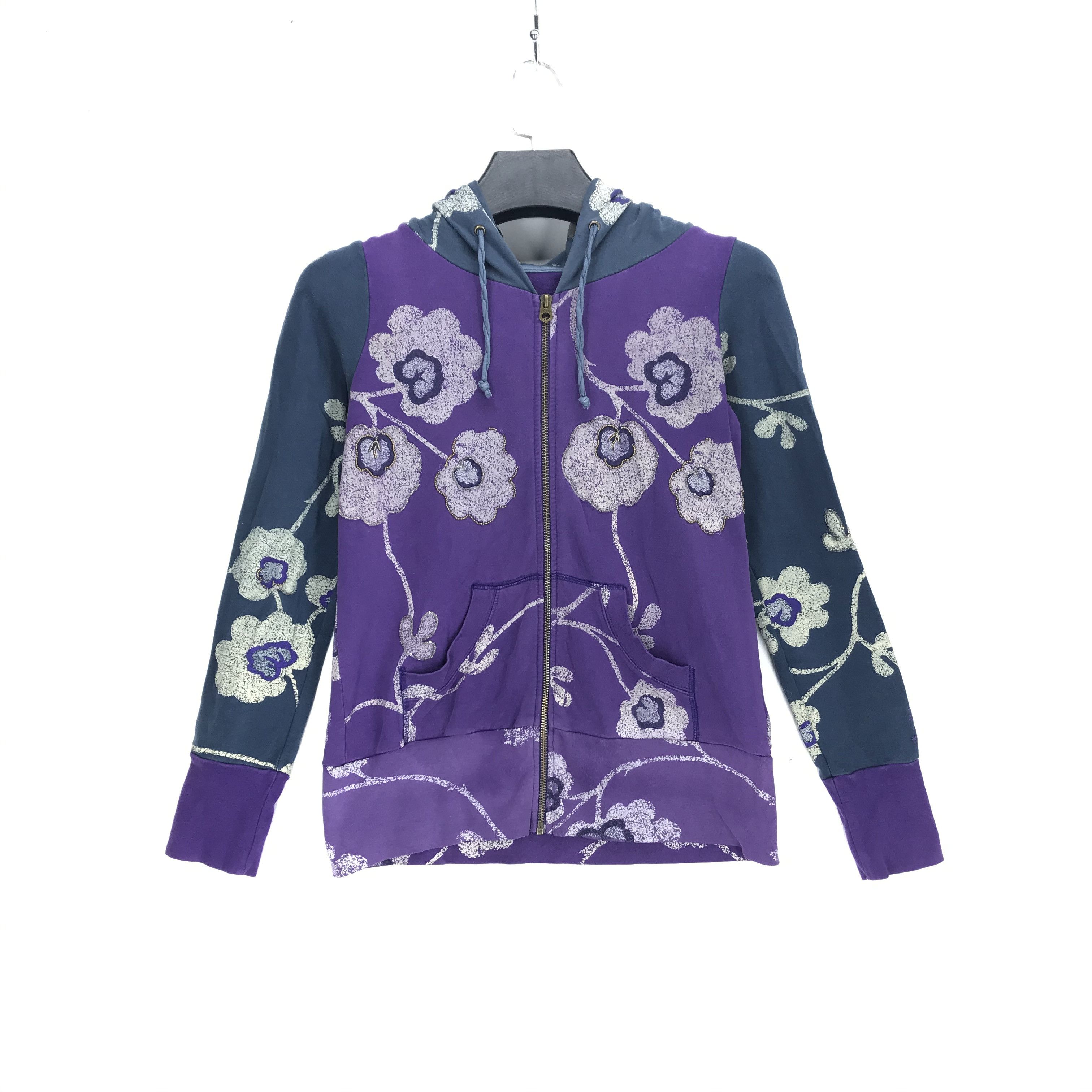 Replay Replay Flower Design Hoodies #2812-108 Size S / US 4 / IT 40 - 1 Thumbnail