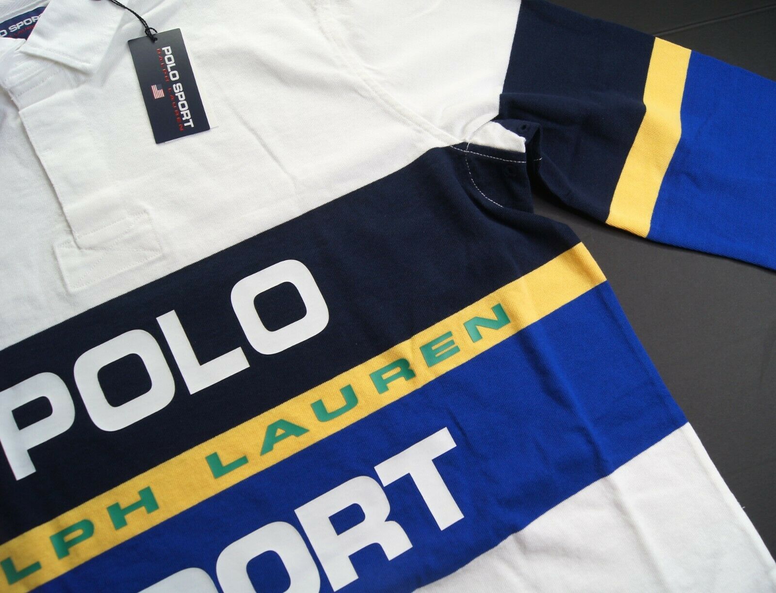 Polo Ralph Lauren Polo Ralph Lauren Classic-Fit Racing Rugby Shirt XXL Size US XXL / EU 58 / 5 - 3 Thumbnail