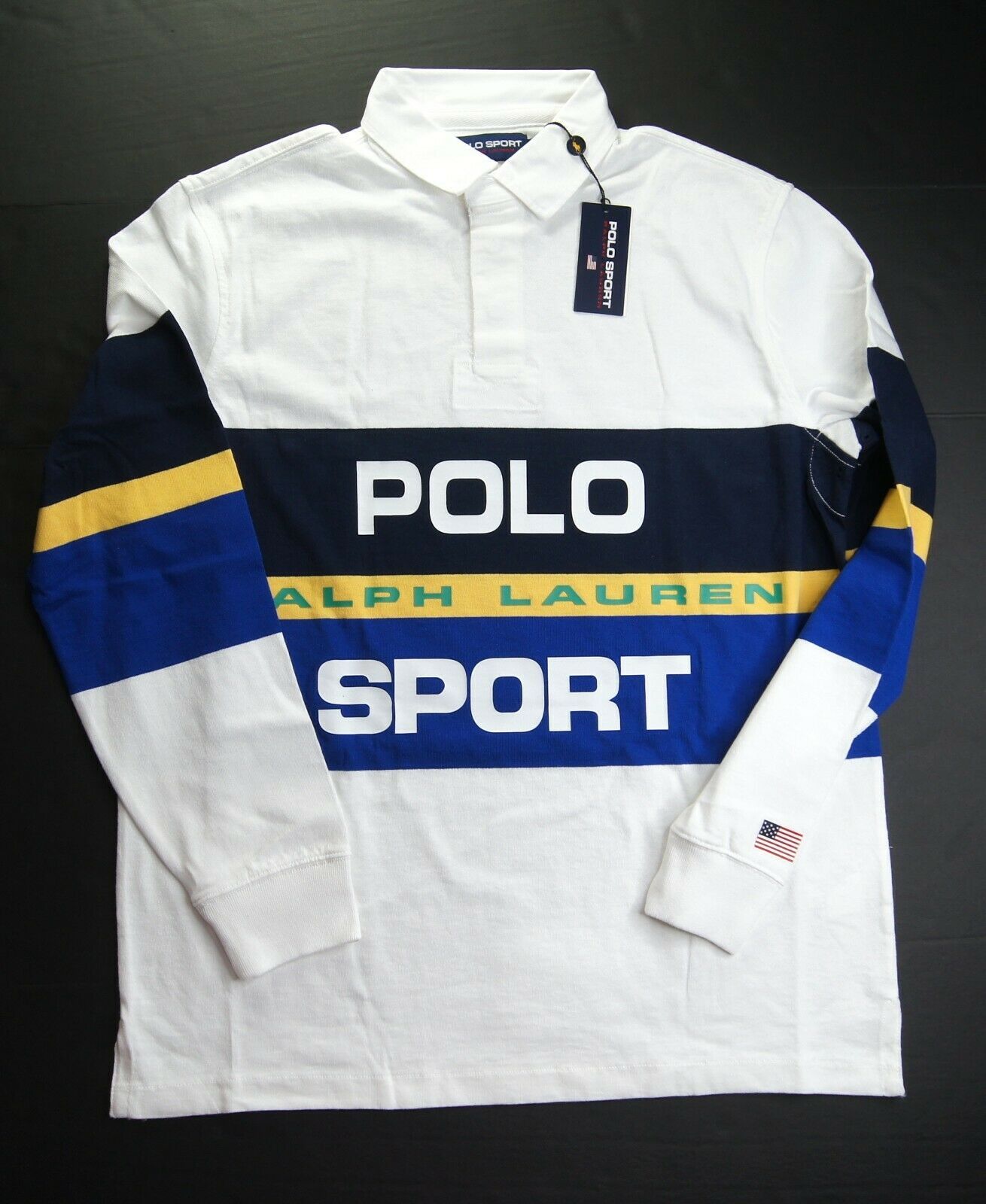 Polo Ralph Lauren Polo Ralph Lauren Classic-Fit Racing Rugby Shirt XXL Size US XXL / EU 58 / 5 - 4 Thumbnail