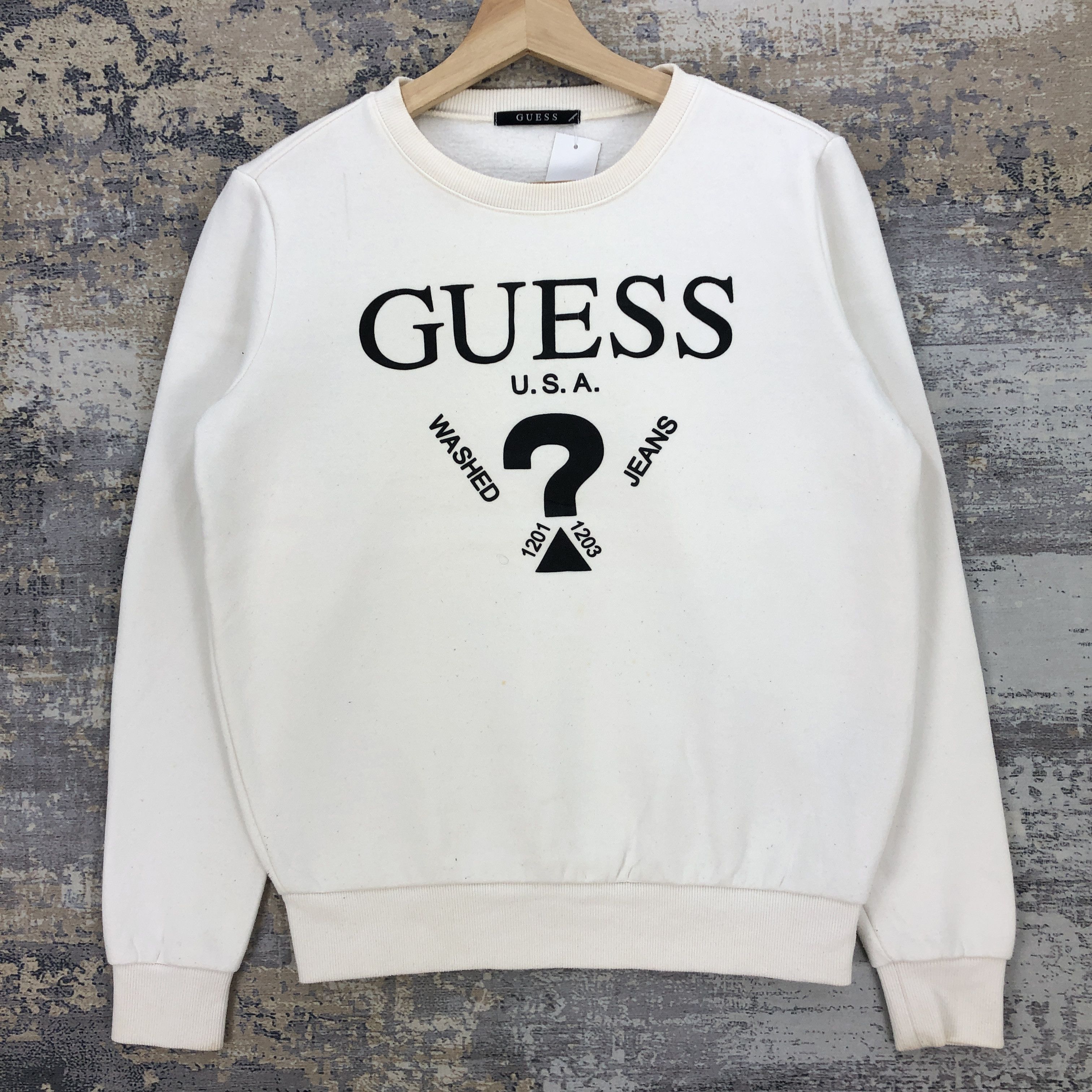 Guess Vintage 90s Guess Sweatshirt Guess Sweatshirt Jumper Size S / US 4 / IT 40 - 1 Thumbnail