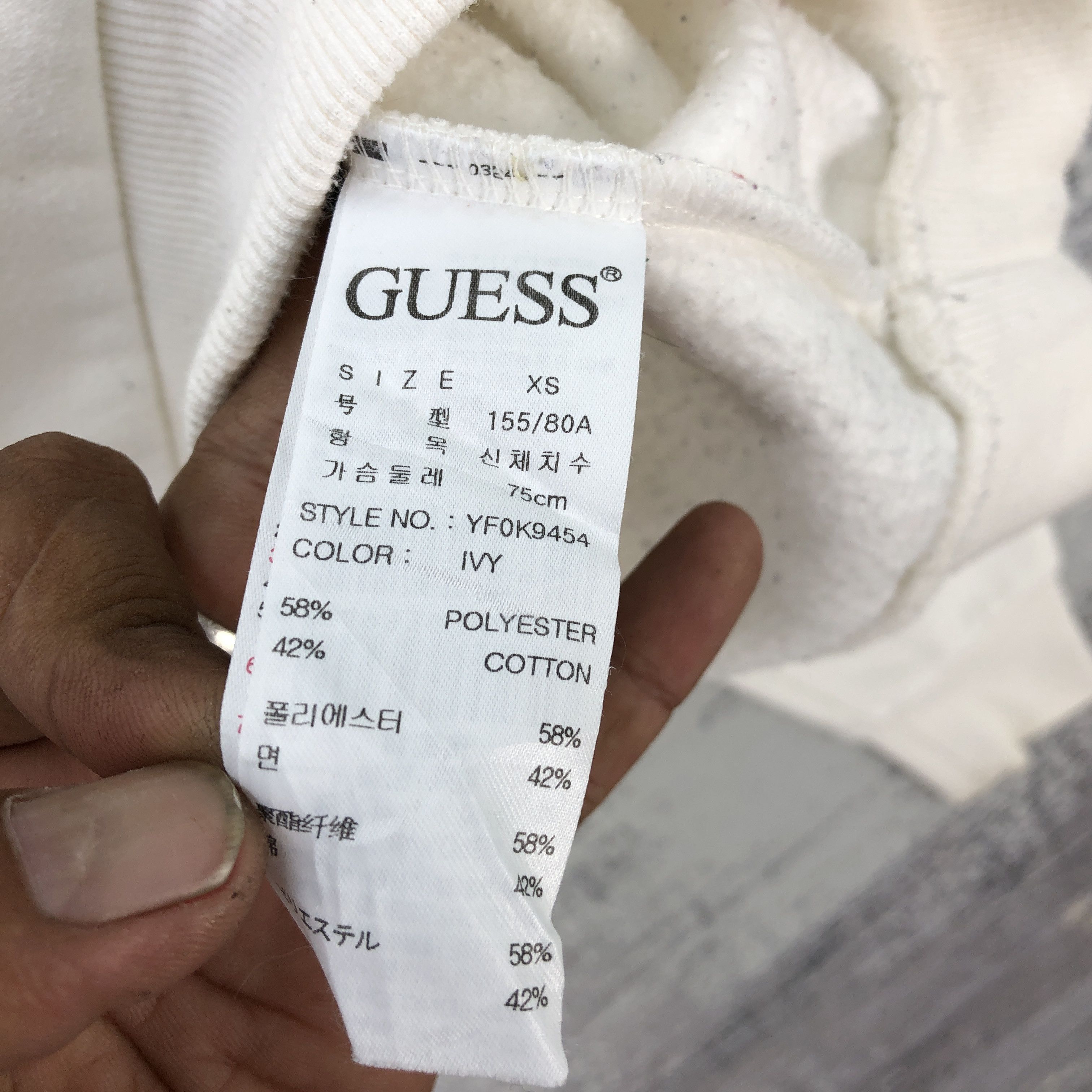 Guess Vintage 90s Guess Sweatshirt Guess Sweatshirt Jumper Size S / US 4 / IT 40 - 6 Thumbnail