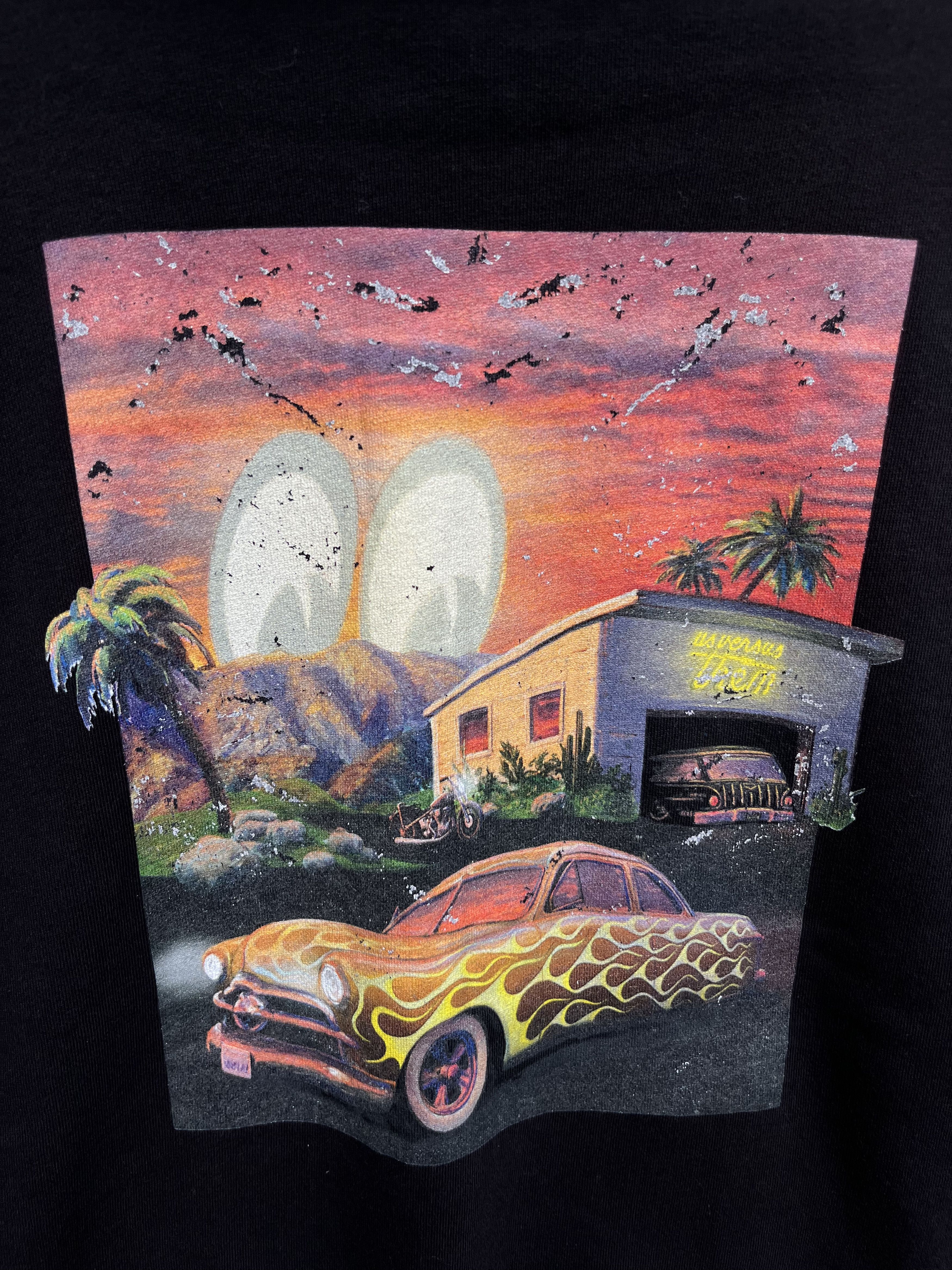 Japanese Brand × Vintage Vintage Kustom Style x Moon Eyes Hoodie Size US L / EU 52-54 / 3 - 4 Thumbnail