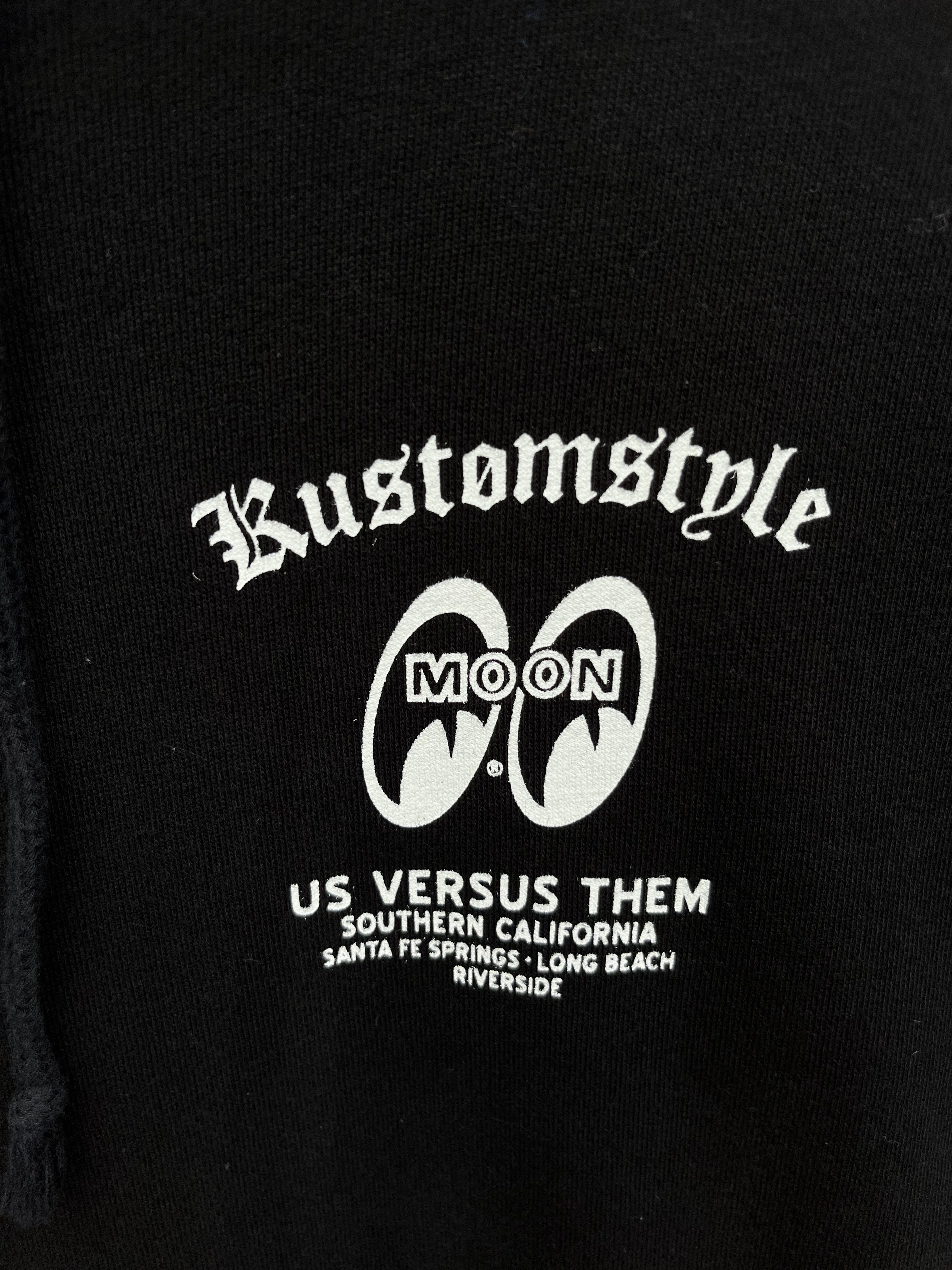 Japanese Brand × Vintage Vintage Kustom Style x Moon Eyes Hoodie Size US L / EU 52-54 / 3 - 3 Thumbnail