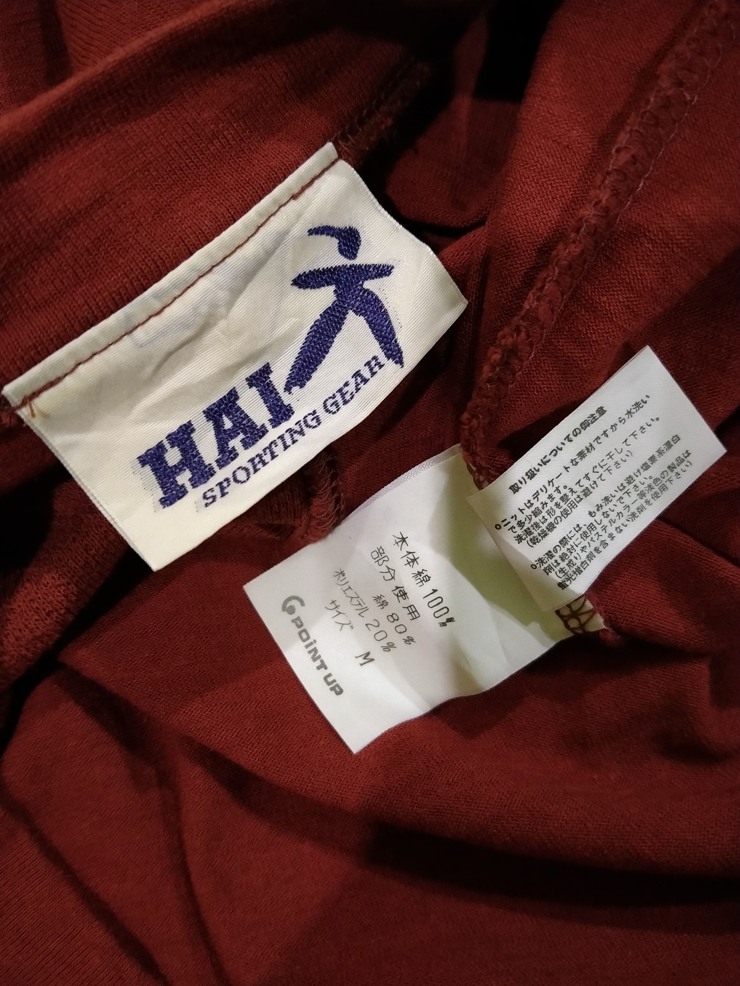 Hai Sporting Gear Vintage Hai Sporting Gear Patchwork Long Sleeve Pocket Tee Size US M / EU 48-50 / 2 - 6 Thumbnail