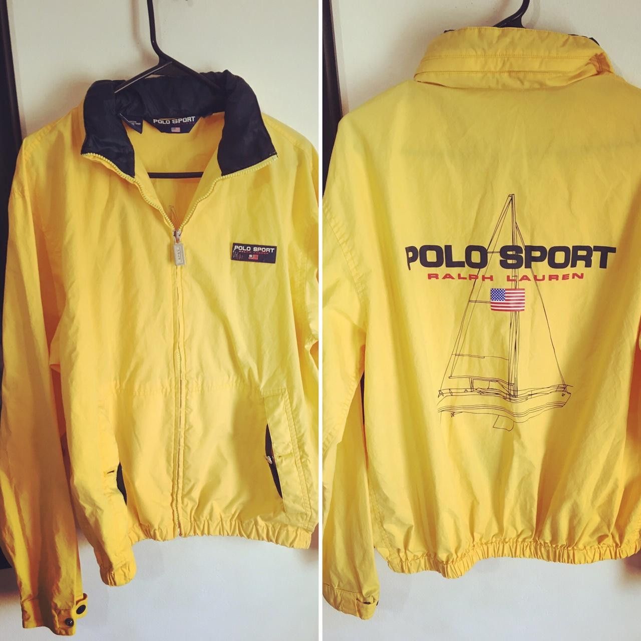 Polo Ralph Lauren Vintage Polo Ralph Lauren Sport Sailing Hooded Jacket Med Size US M / EU 48-50 / 2 - 1 Thumbnail