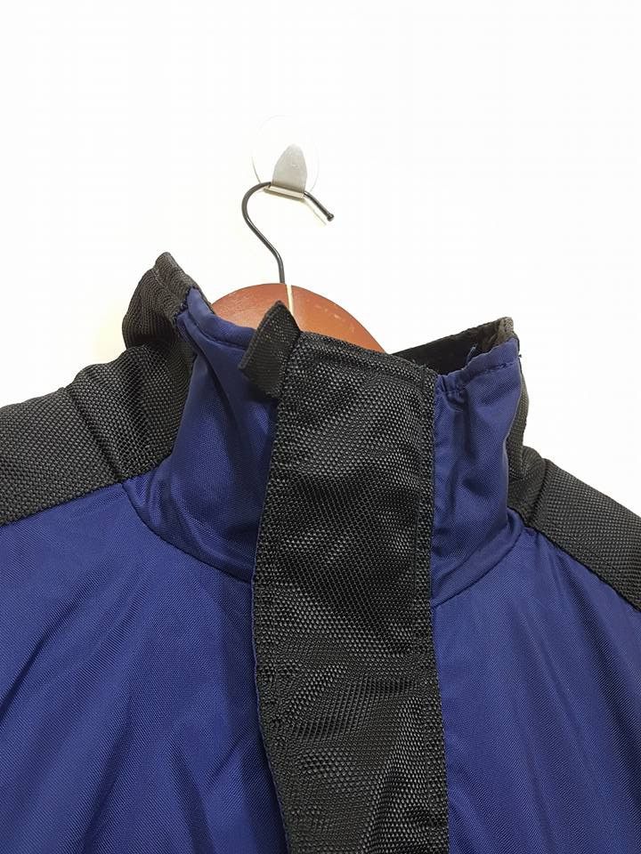 Nike × Vintage NIKE Quilted Puffer Velvet Collar Quarter Zipper Jacket Size US L / EU 52-54 / 3 - 3 Thumbnail