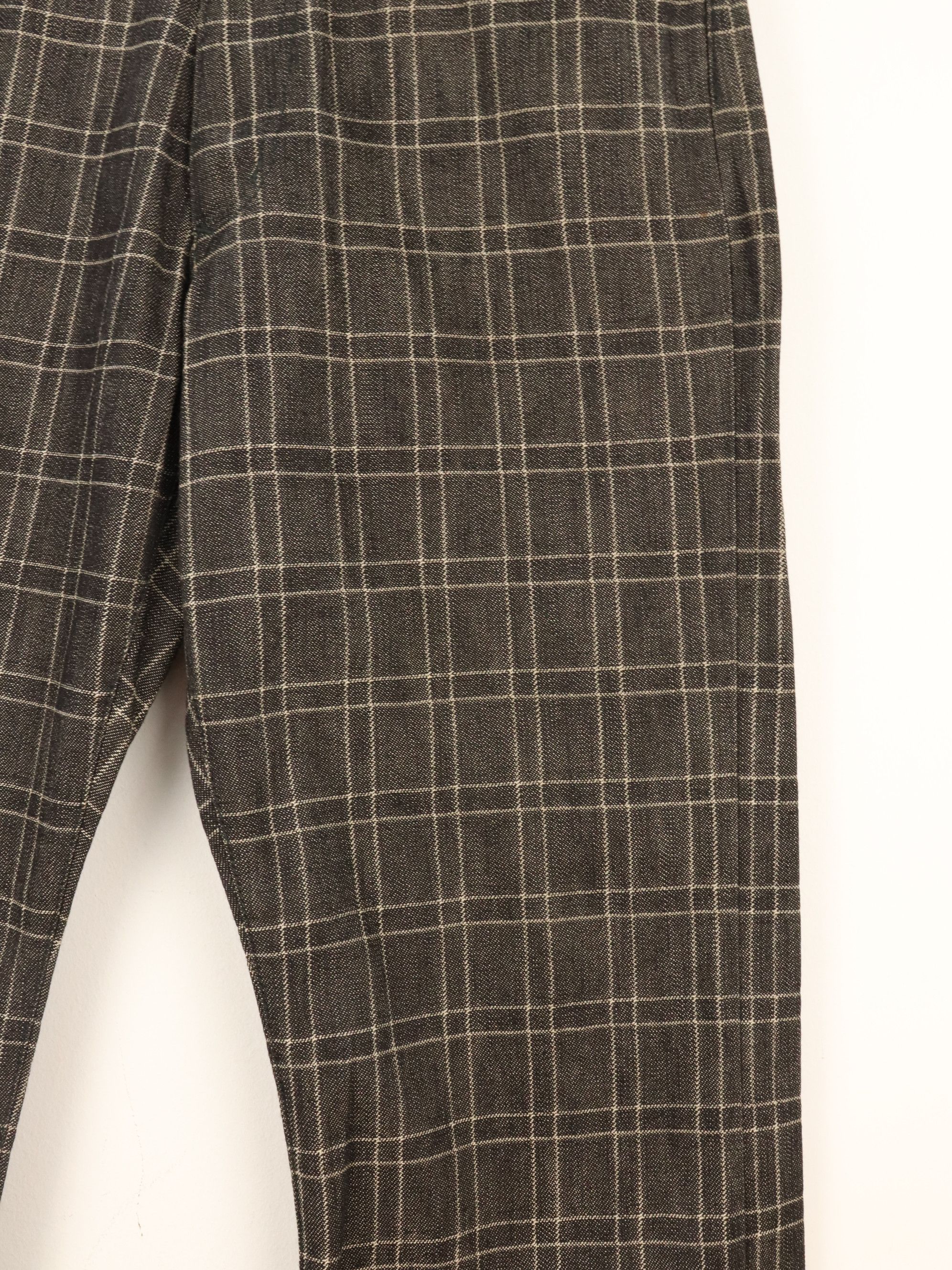 Melrose Japanese Brand MELROSE Black and White Plaid Ankle Pants Size US 29 - 8 Thumbnail