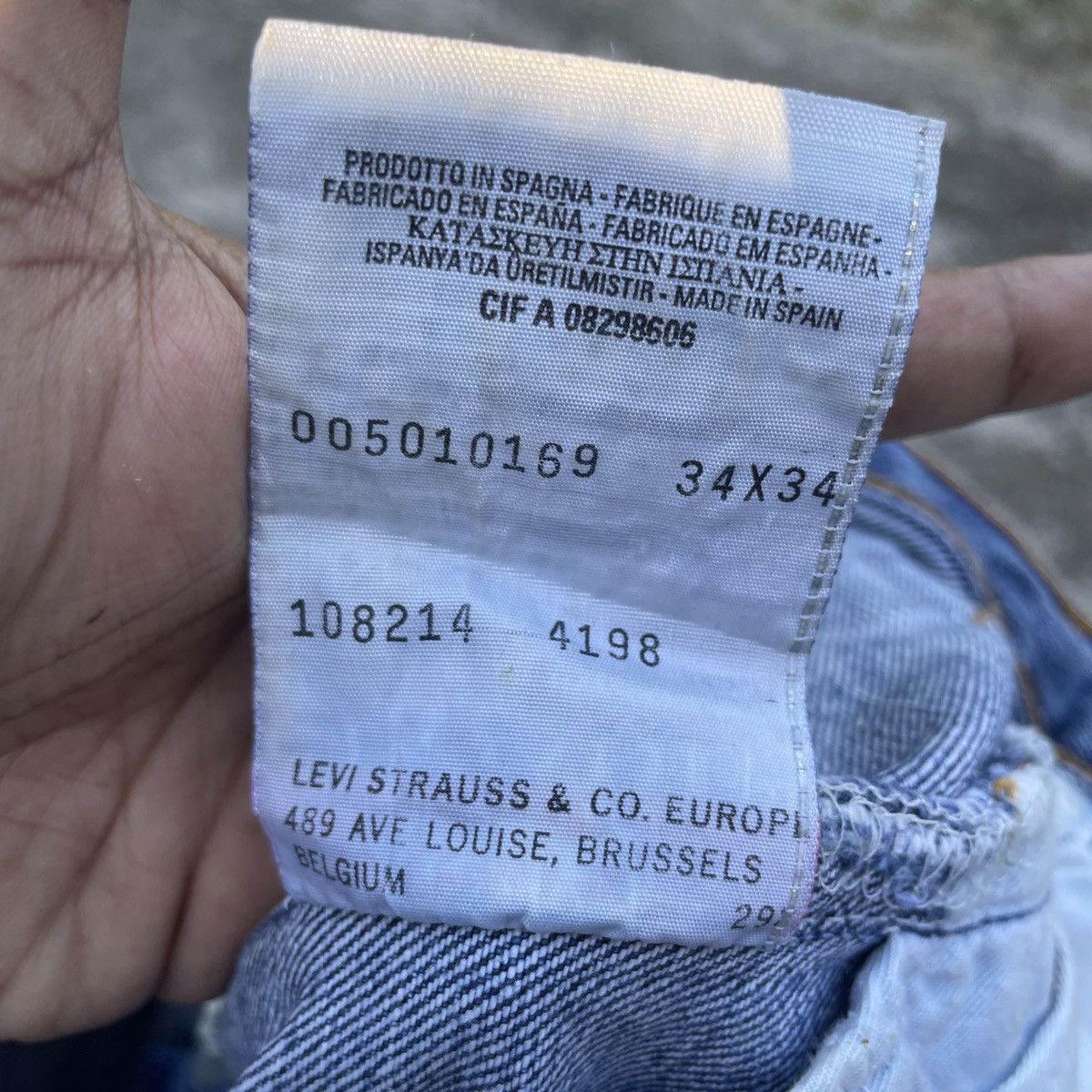 Levi's Vintage Levis 501 Denim Jeans Size US 33 - 8 Thumbnail