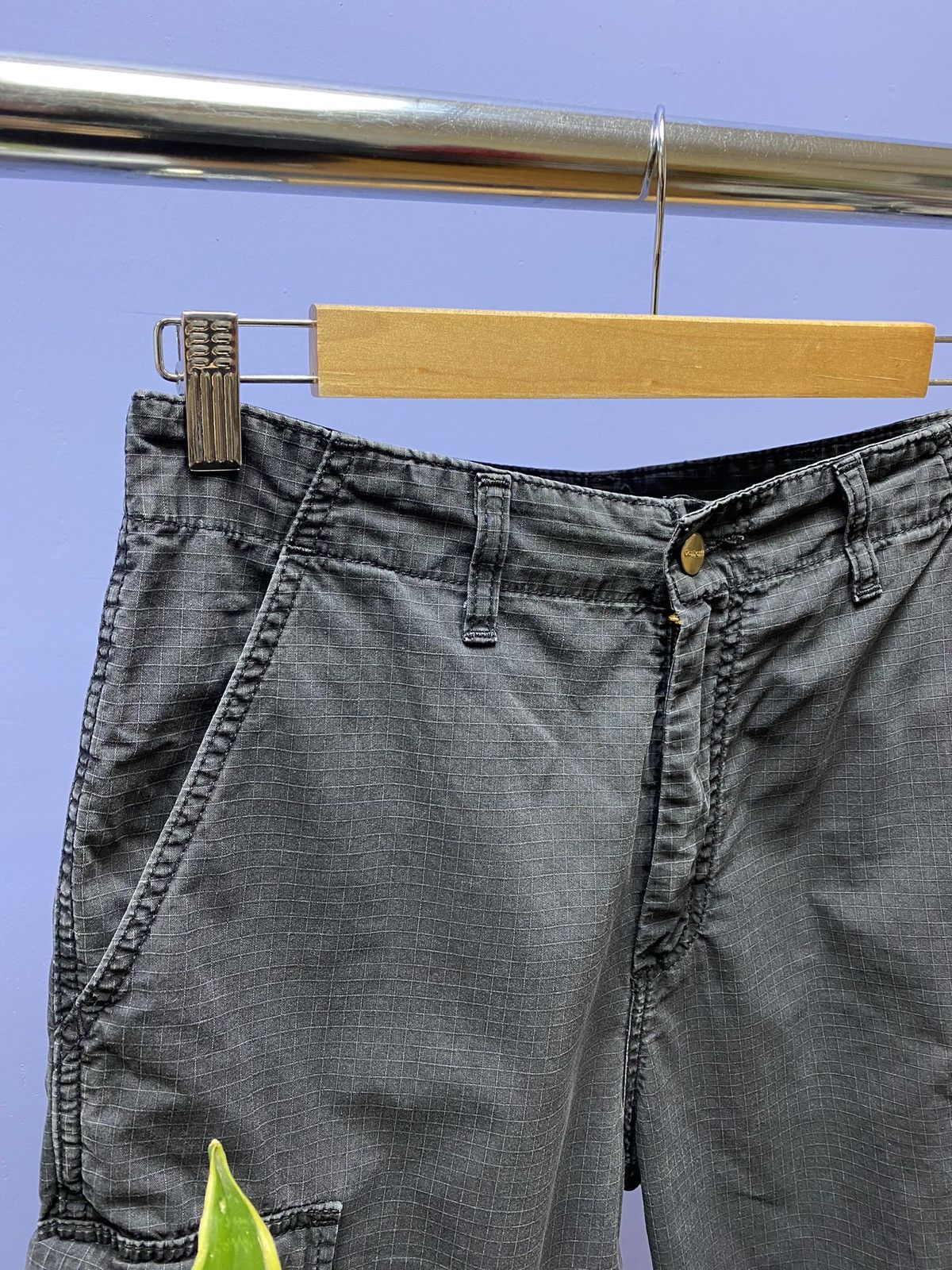 Carhartt × Vintage Carhartt Сanvas Faded Cargo Shorts Vintage Loose Baggy Size US 28 / EU 44 - 8 Thumbnail