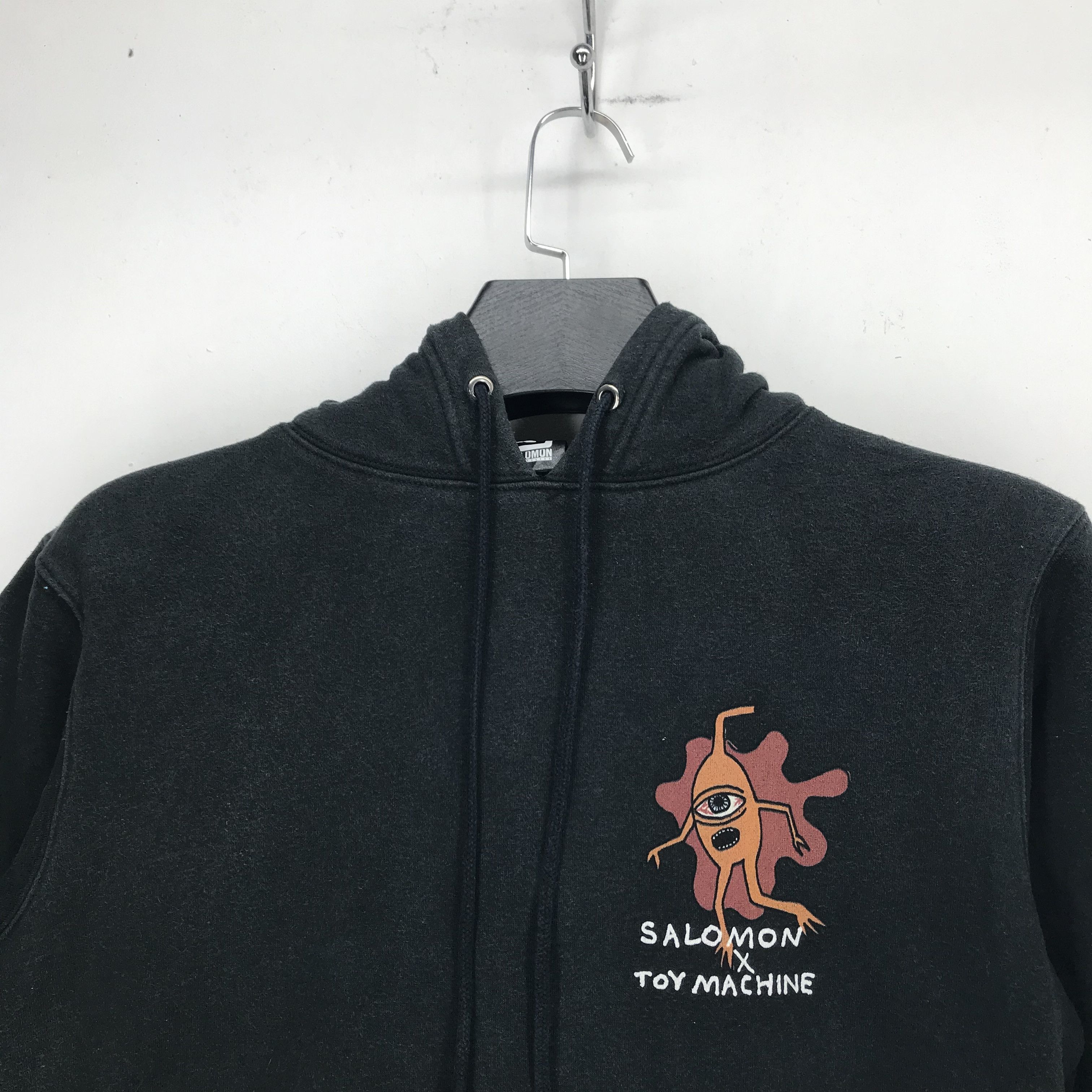 Salomon Salomon X Toy Machine Big Logo Pullover Hoodies #2802-108 Size S / US 4 / IT 40 - 2 Thumbnail