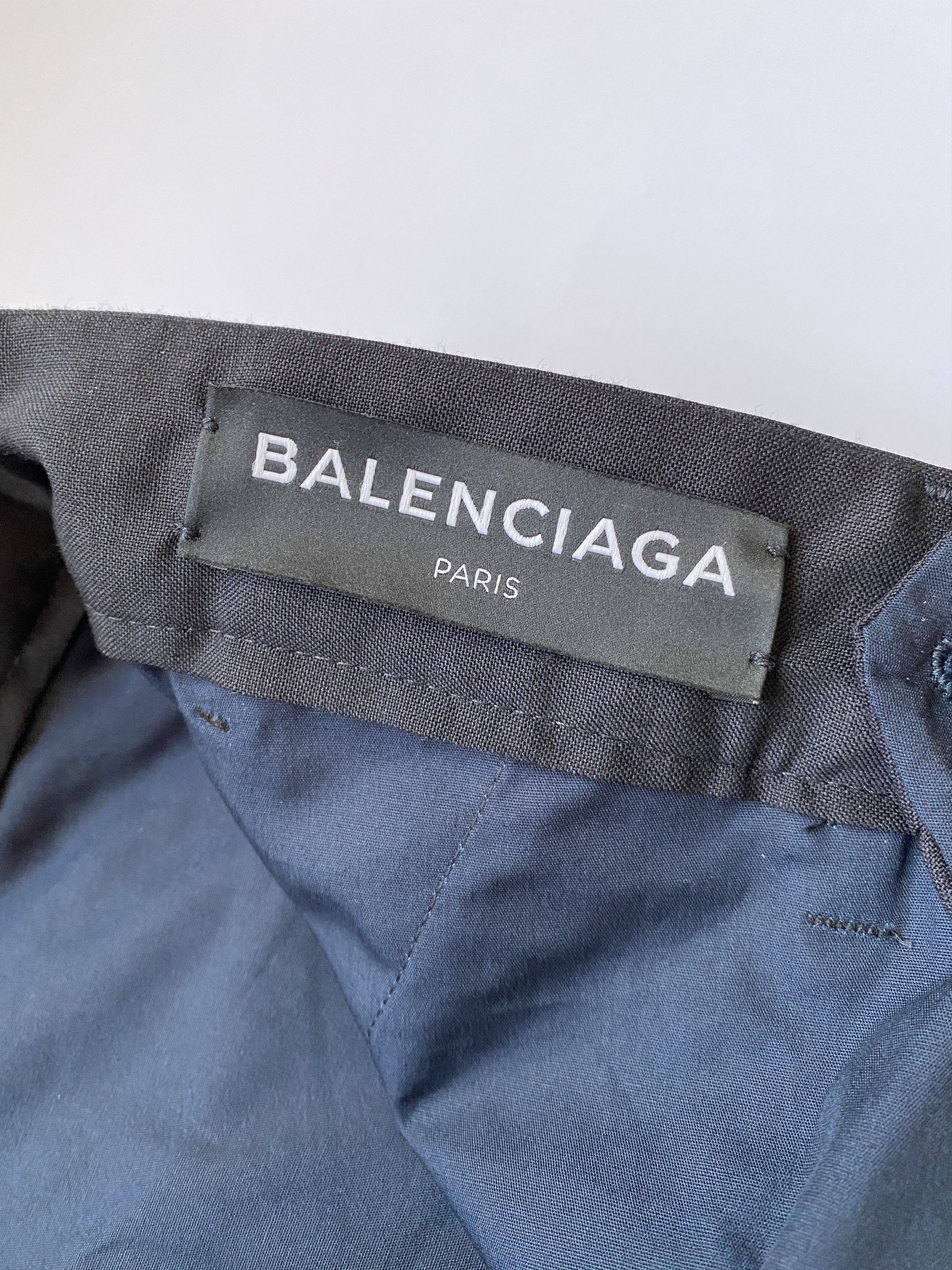 Balenciaga ⚡️QUICK SALE⚡️SAMPLE Balenciaga Black Pants White Side Band Size US 32 / EU 48 - 4 Thumbnail