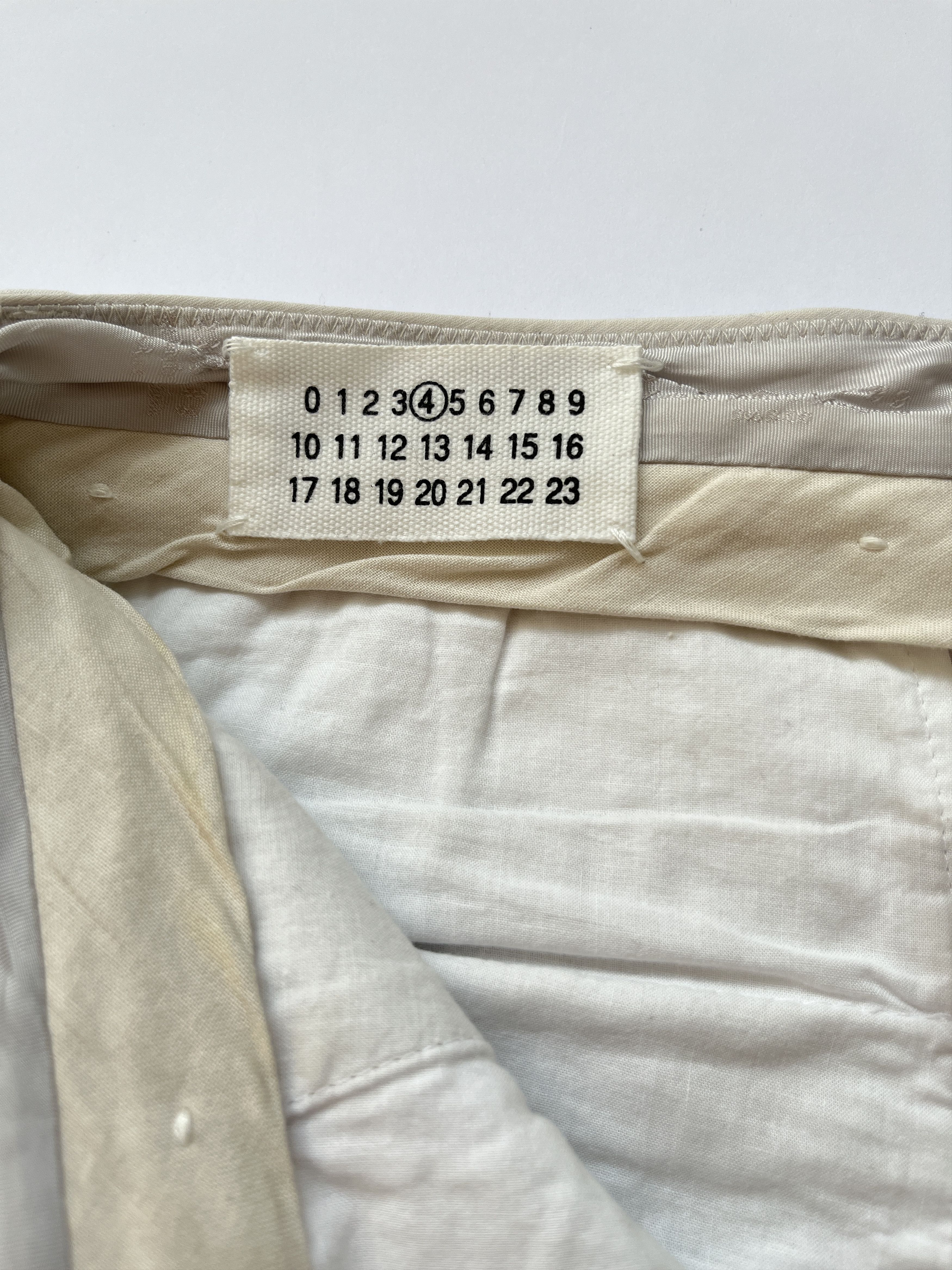 Maison Margiela ⚡️QUICK SALE⚡️2011 Maison Margiela Beige Pants Trousers Size 30" / US 8 / IT 44 - 4 Thumbnail