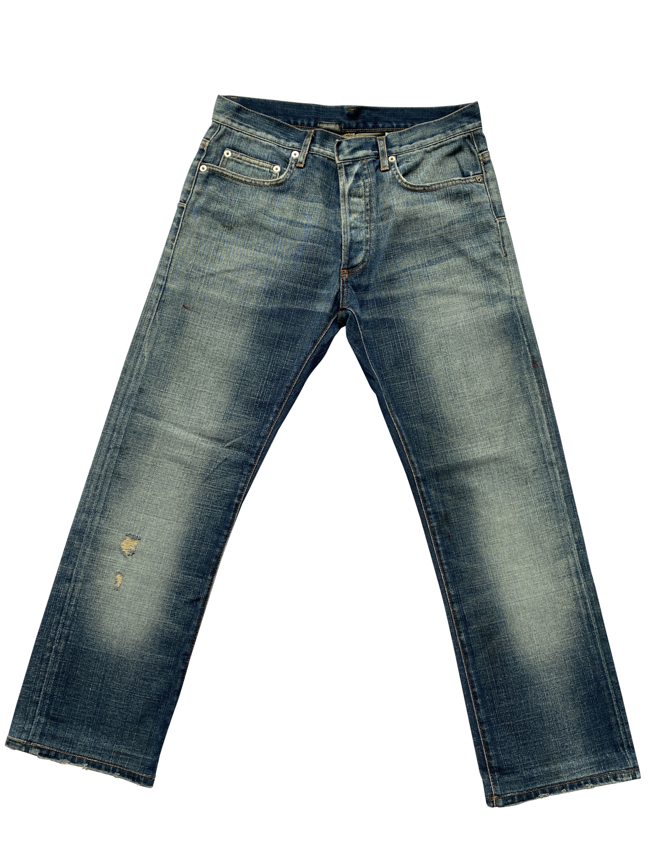 ⚡️QUICK SALE⚡️Dior by Hedi Slimane Blue Distressed Denim