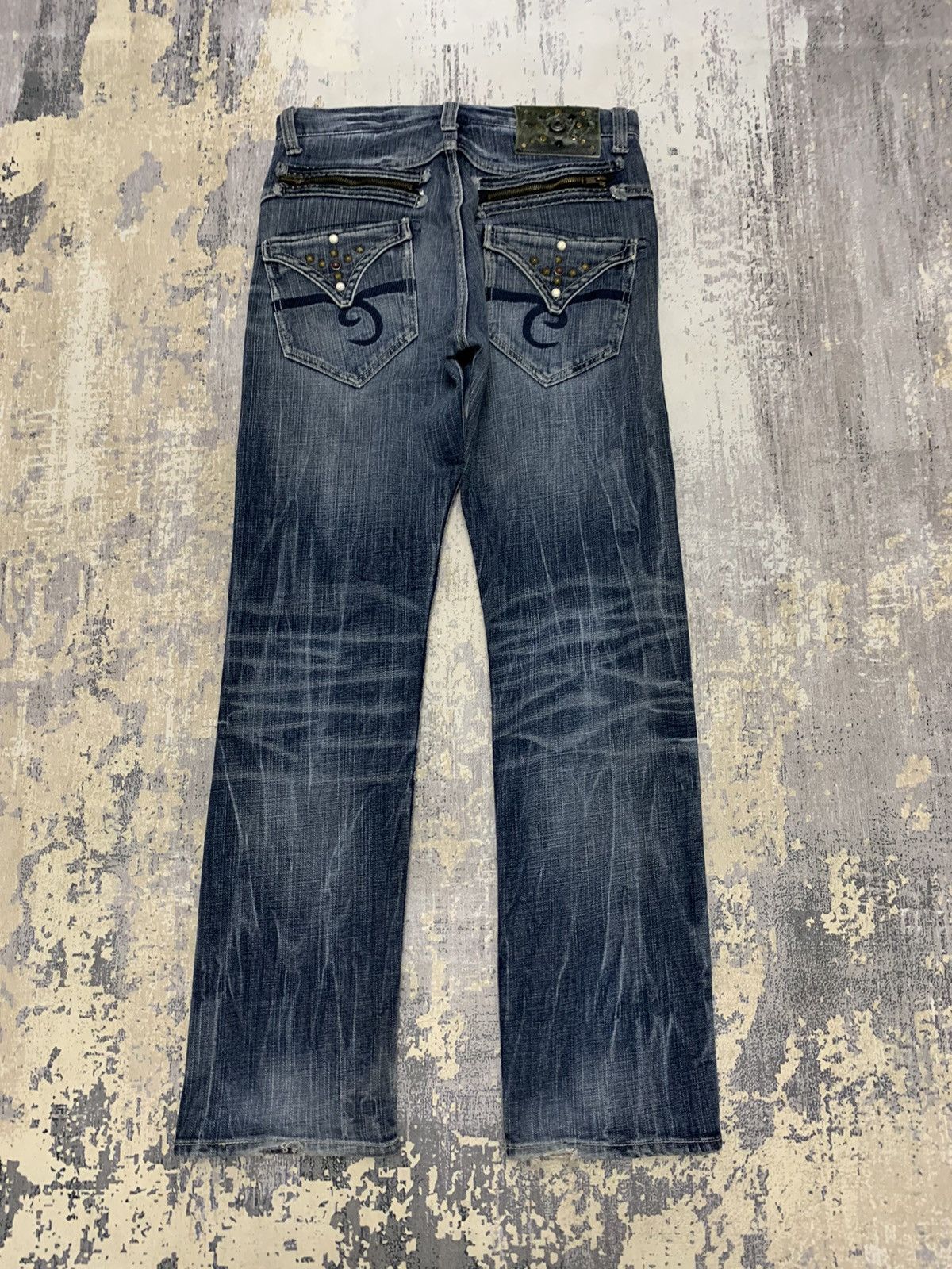 If Six Was Nine Japanese Brand Oririn Studded Streetwear Jeans 32x32 Size US 32 / EU 48 - 8 Thumbnail