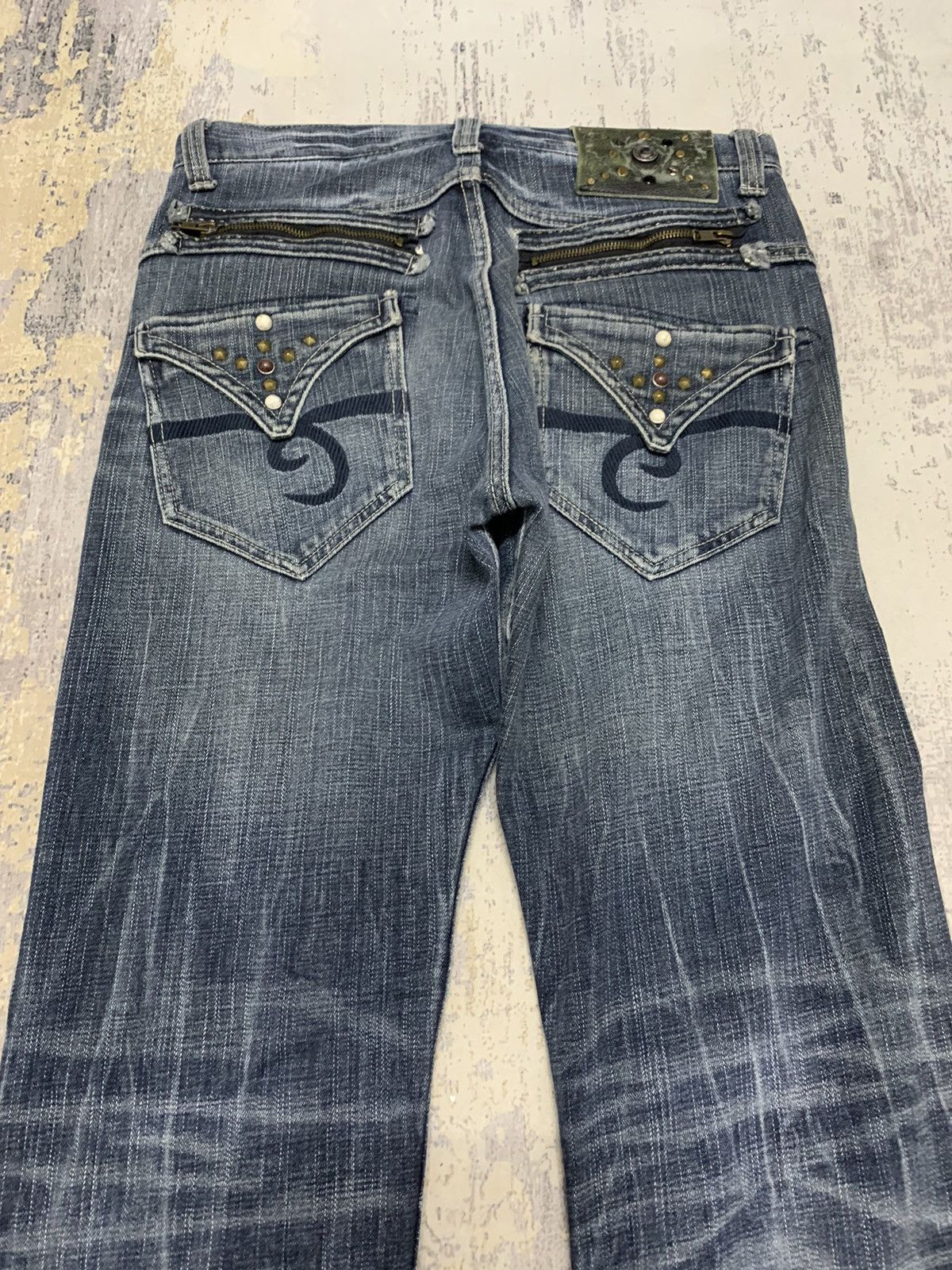 If Six Was Nine Japanese Brand Oririn Studded Streetwear Jeans 32x32 Size US 32 / EU 48 - 9 Thumbnail