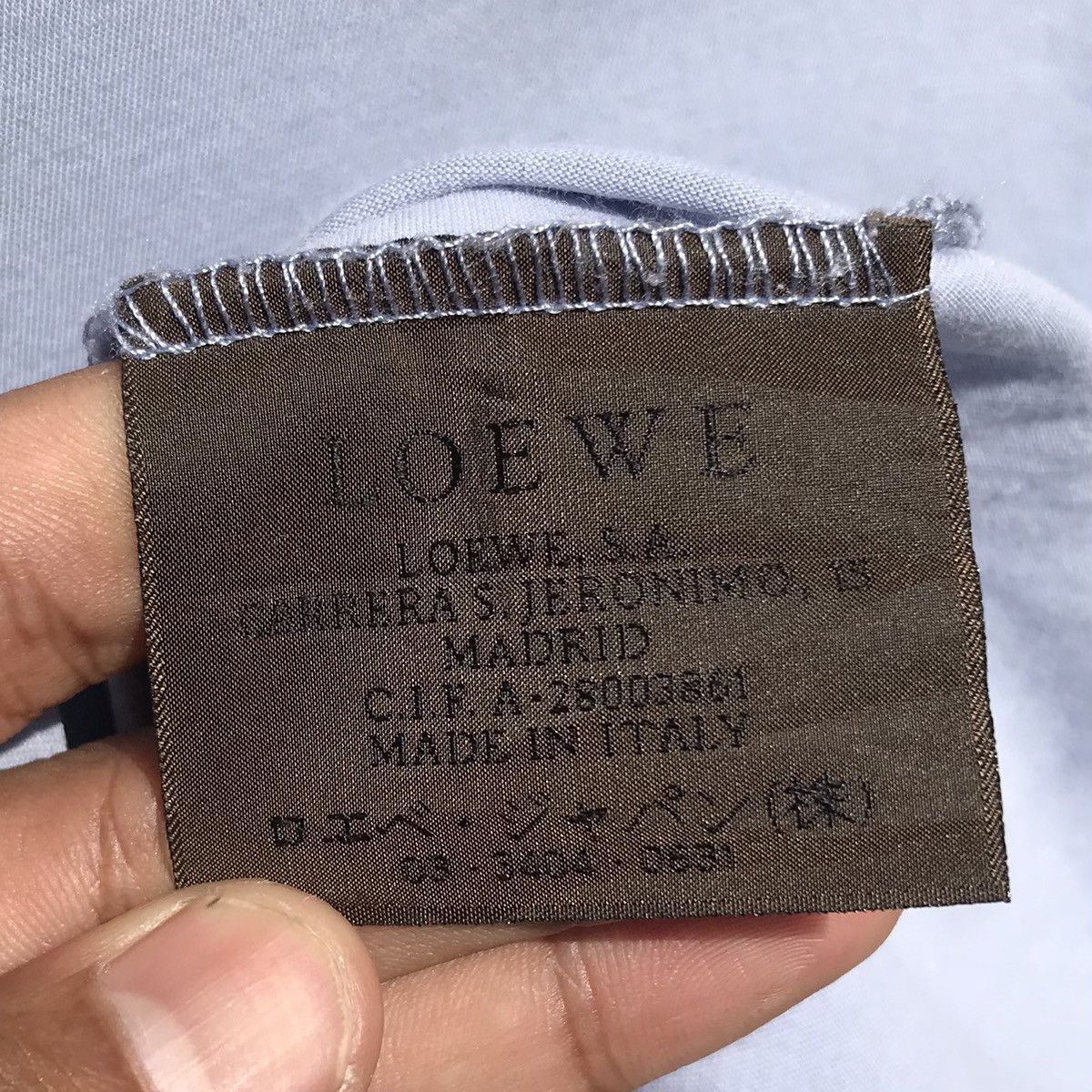 Loewe Loewe Small Logo Tee Loewe Luxury Brand Sun Faded Size US M / EU 48-50 / 2 - 12 Thumbnail