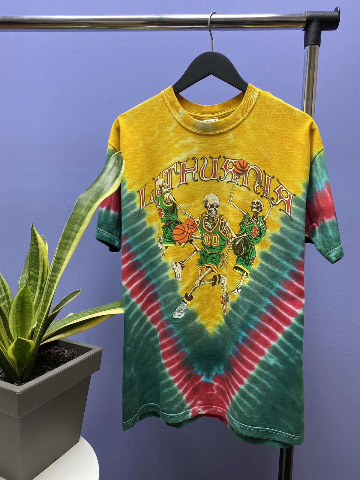 Grateful Dead × Vintage Grateful Dead X Lithuania BasketBall Tie Dye Tshirt Size US L / EU 52-54 / 3 - 1 Thumbnail