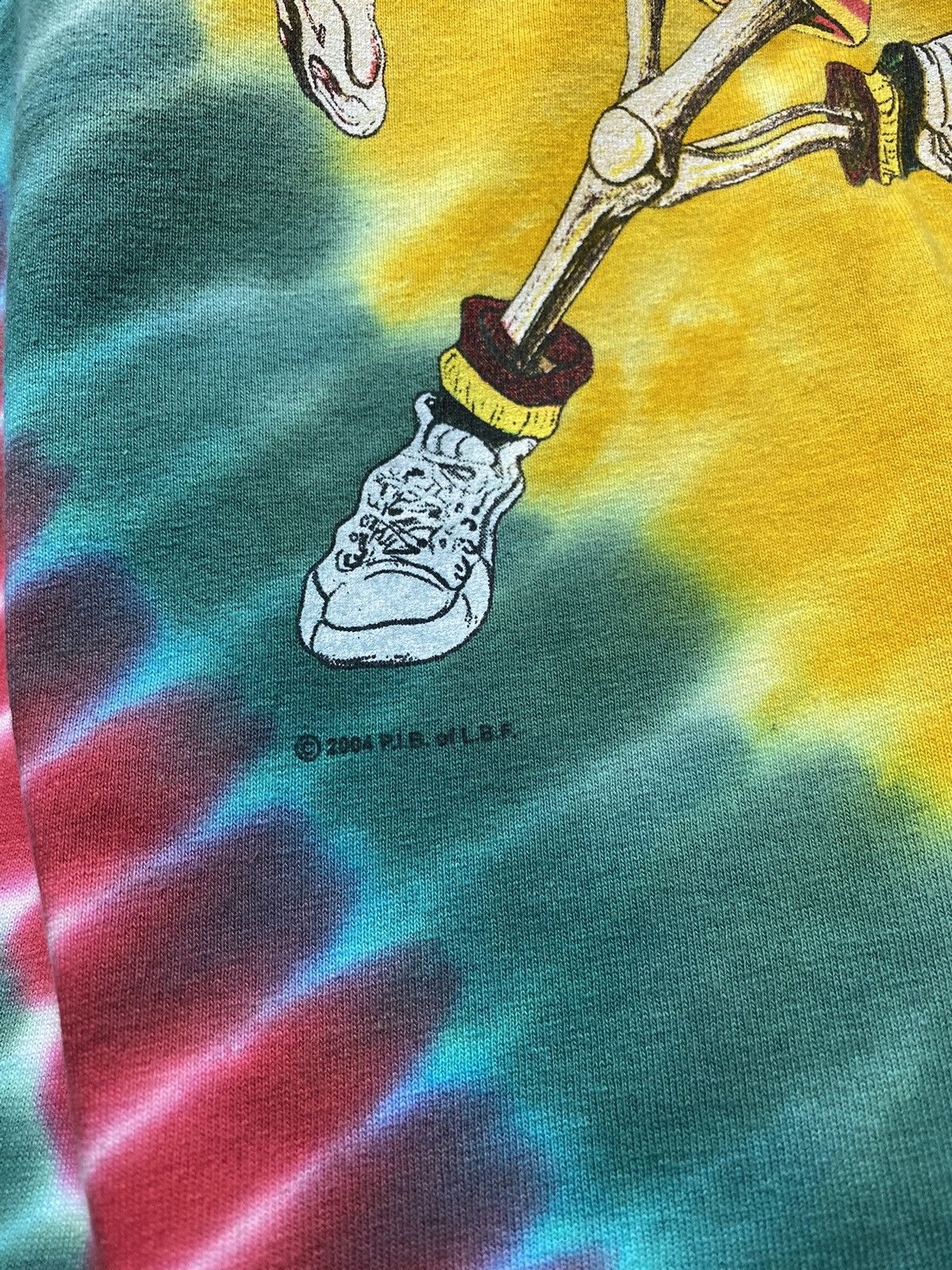 Grateful Dead × Vintage Grateful Dead X Lithuania BasketBall Tie Dye Tshirt Size US L / EU 52-54 / 3 - 5 Thumbnail