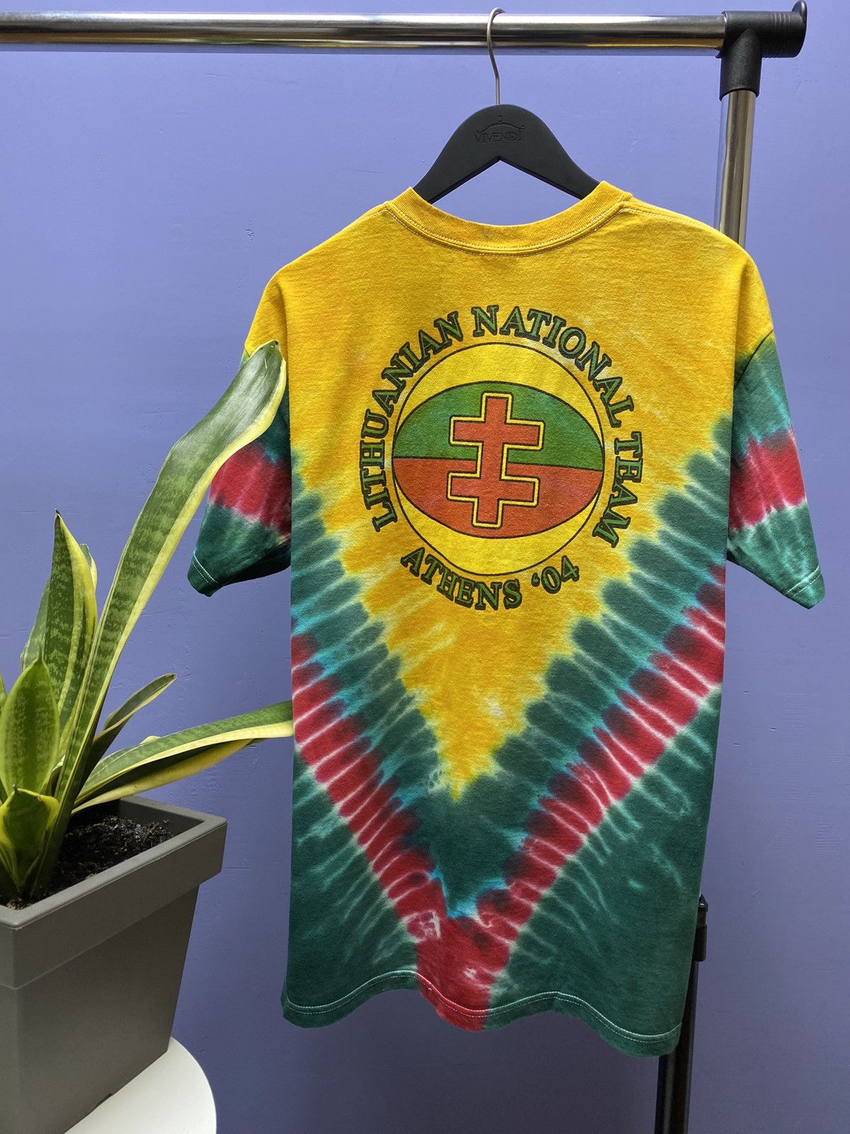 Grateful Dead × Vintage Grateful Dead X Lithuania BasketBall Tie Dye Tshirt Size US L / EU 52-54 / 3 - 23 Thumbnail