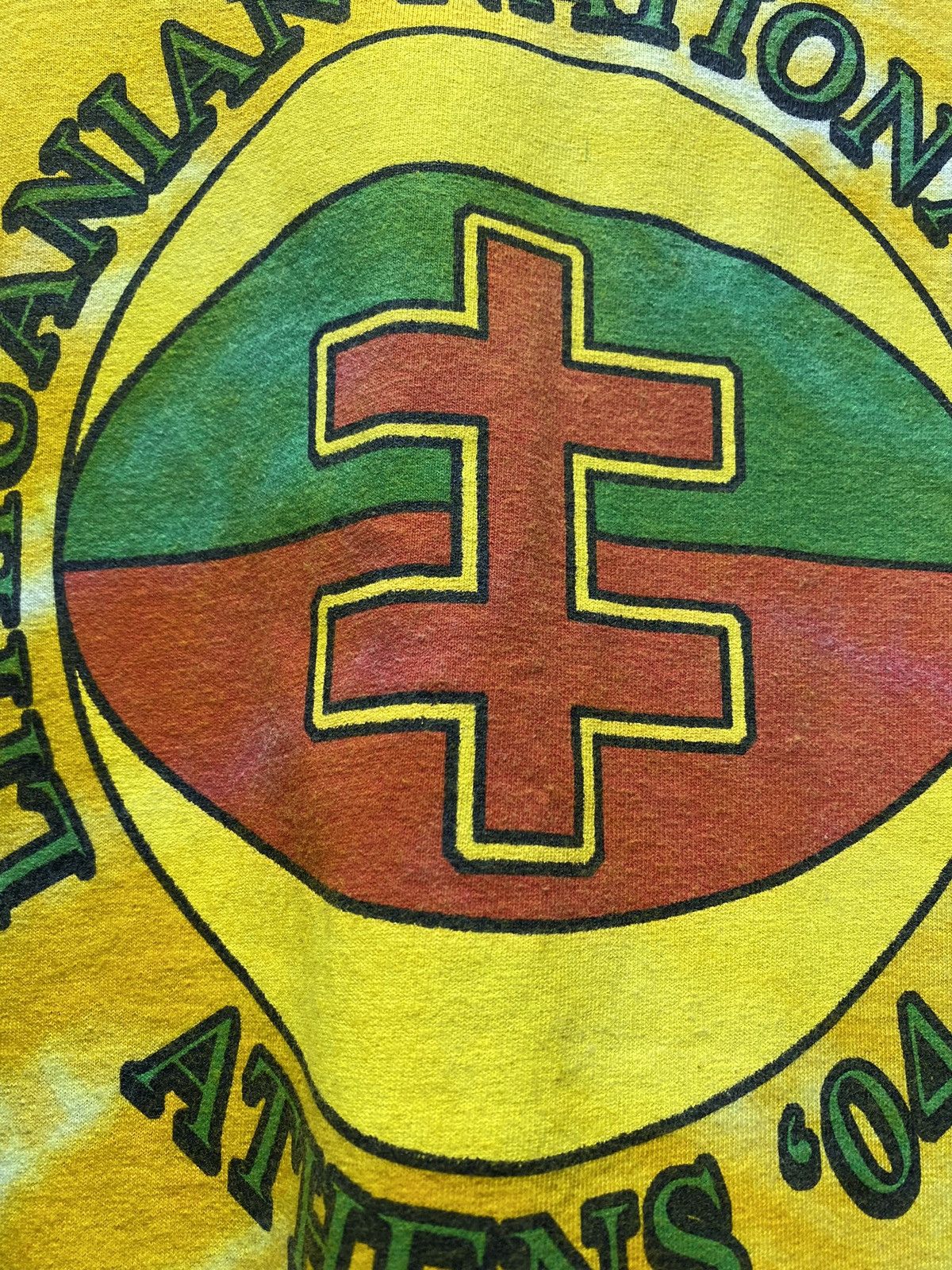 Grateful Dead × Vintage Grateful Dead X Lithuania BasketBall Tie Dye Tshirt Size US L / EU 52-54 / 3 - 22 Thumbnail