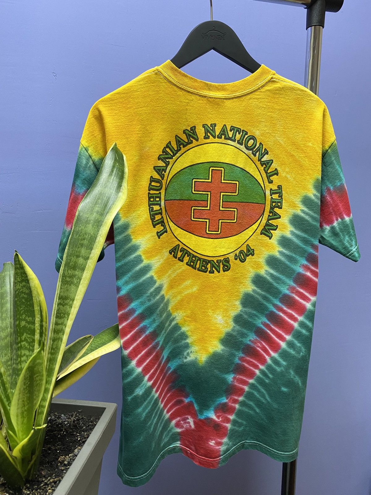 Grateful Dead × Vintage Grateful Dead X Lithuania BasketBall Tie Dye Tshirt Size US L / EU 52-54 / 3 - 24 Thumbnail