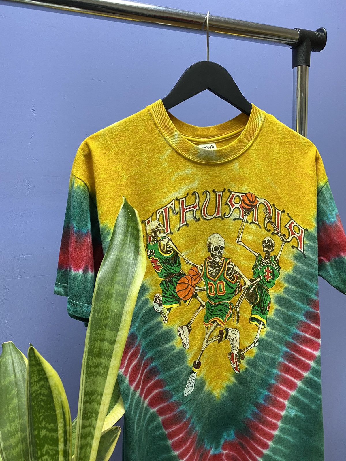 Grateful Dead × Vintage Grateful Dead X Lithuania BasketBall Tie Dye Tshirt Size US L / EU 52-54 / 3 - 25 Thumbnail