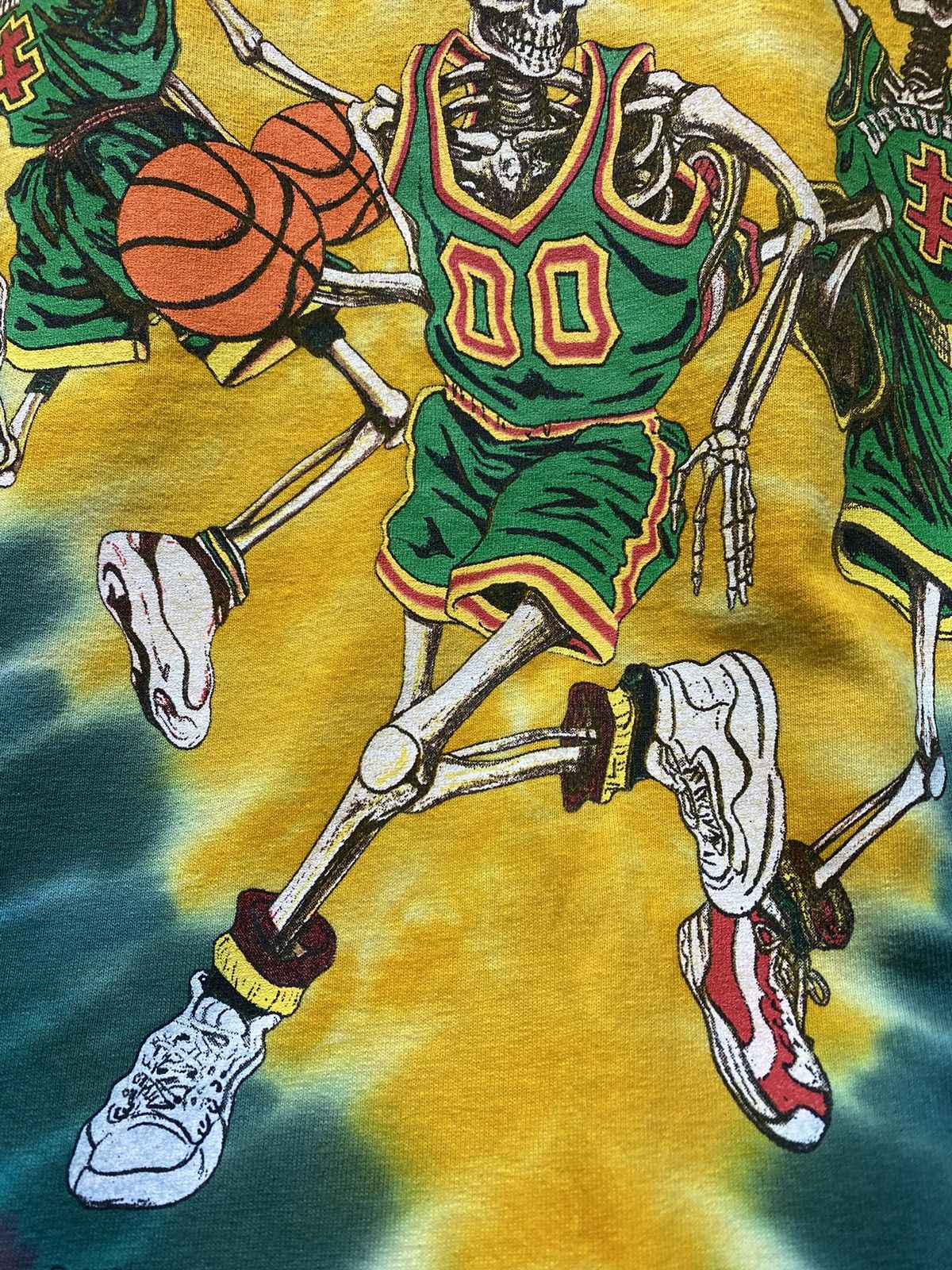 Grateful Dead × Vintage Grateful Dead X Lithuania BasketBall Tie Dye Tshirt Size US L / EU 52-54 / 3 - 7 Thumbnail