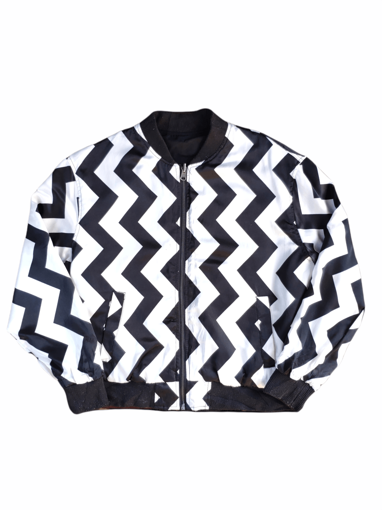 If Six Was Nine × Le Grande Bleu (L.G.B.) × Vintage Bomber Jacket Reversible by Availmode Zip Up Jacket Size US M / EU 48-50 / 2 - 1 Thumbnail