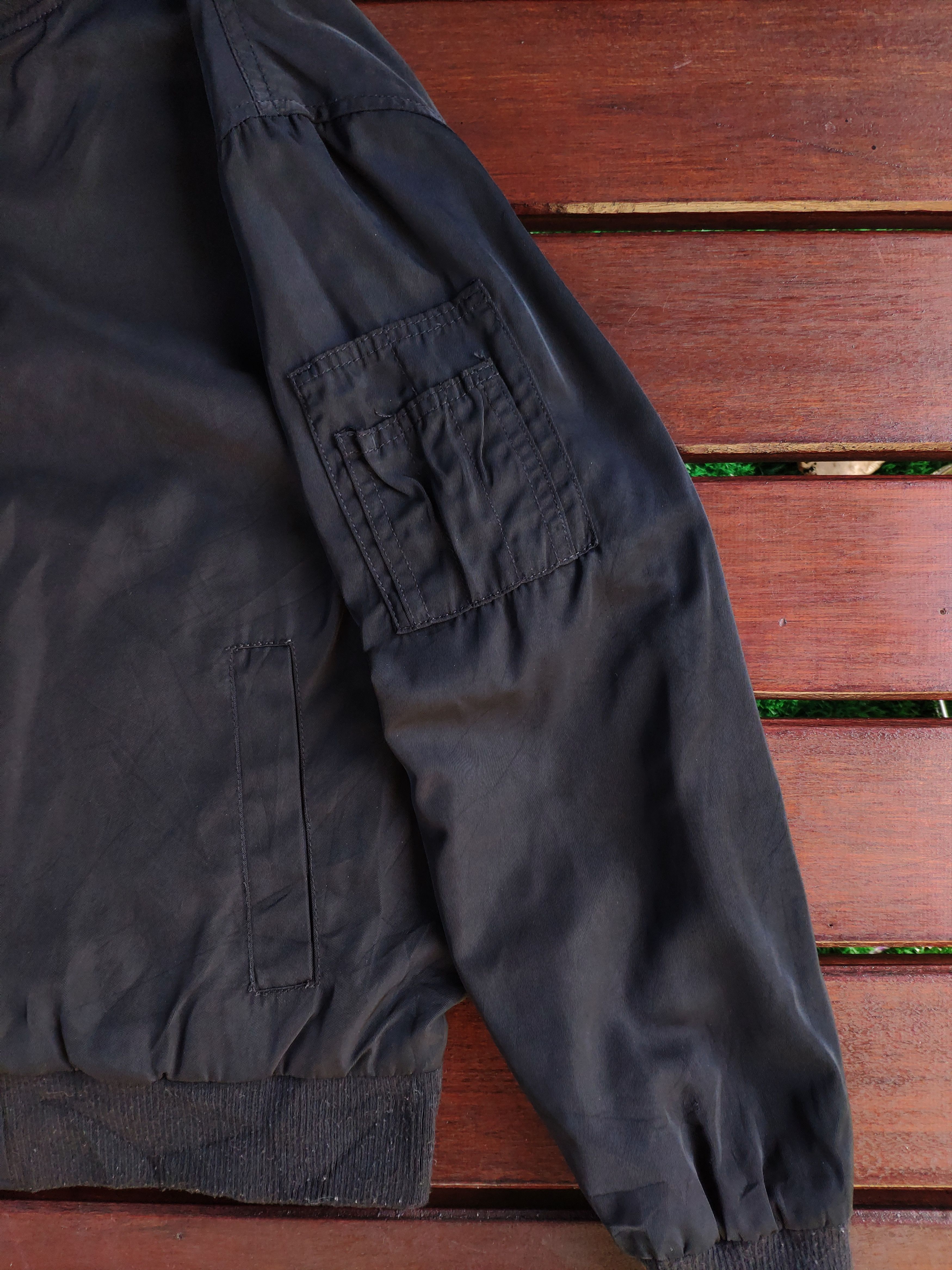 If Six Was Nine × Le Grande Bleu (L.G.B.) × Vintage Bomber Jacket Reversible by Availmode Zip Up Jacket Size US M / EU 48-50 / 2 - 12 Thumbnail