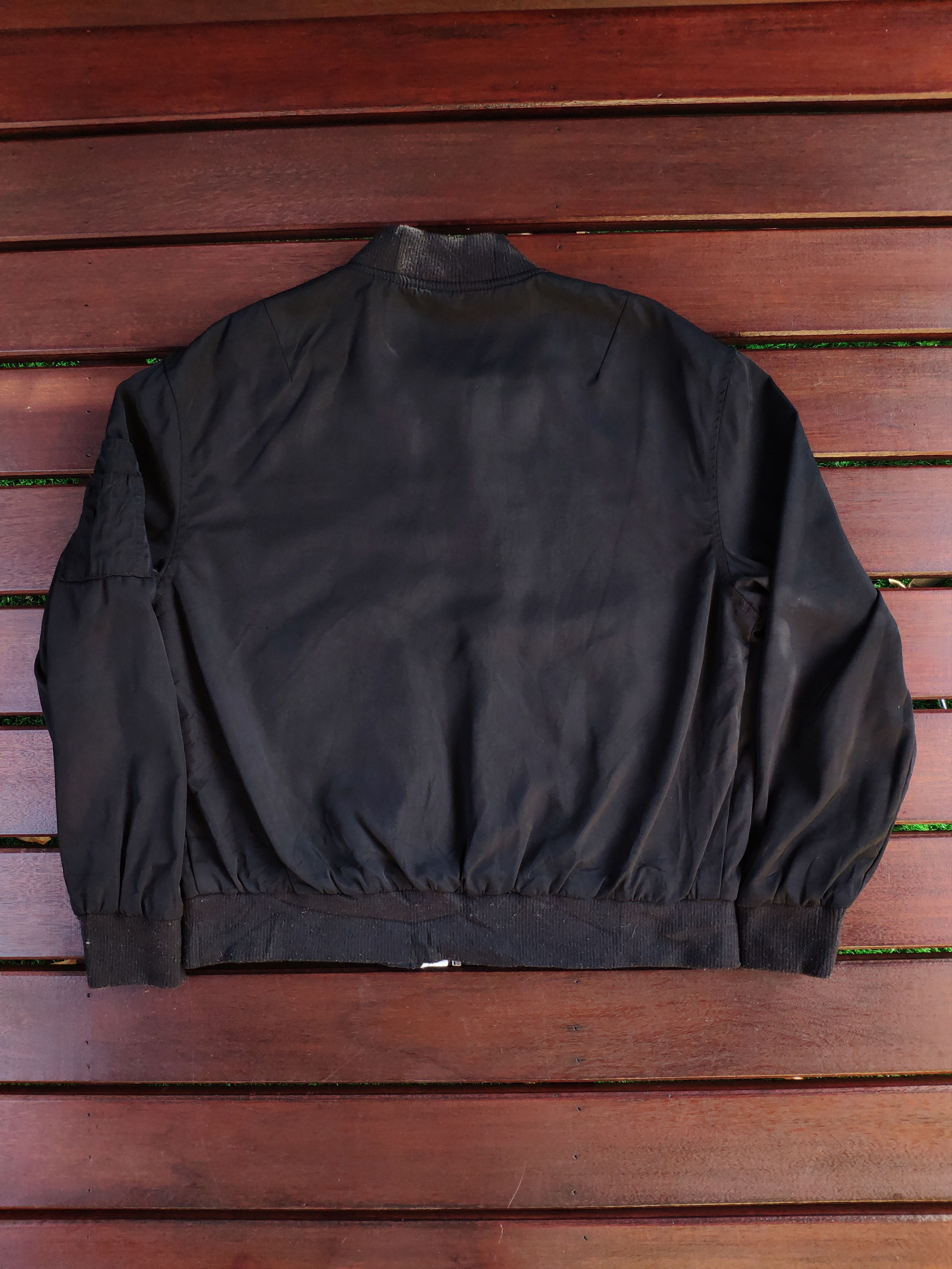 If Six Was Nine × Le Grande Bleu (L.G.B.) × Vintage Bomber Jacket Reversible by Availmode Zip Up Jacket Size US M / EU 48-50 / 2 - 14 Thumbnail
