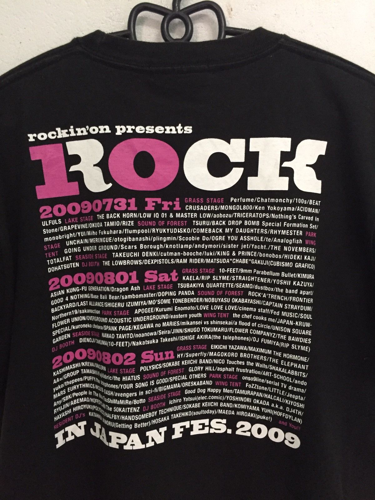 Japanese Brand Rock On Japan Fes. 2009 Tee Size US M / EU 48-50 / 2 - 6 Thumbnail