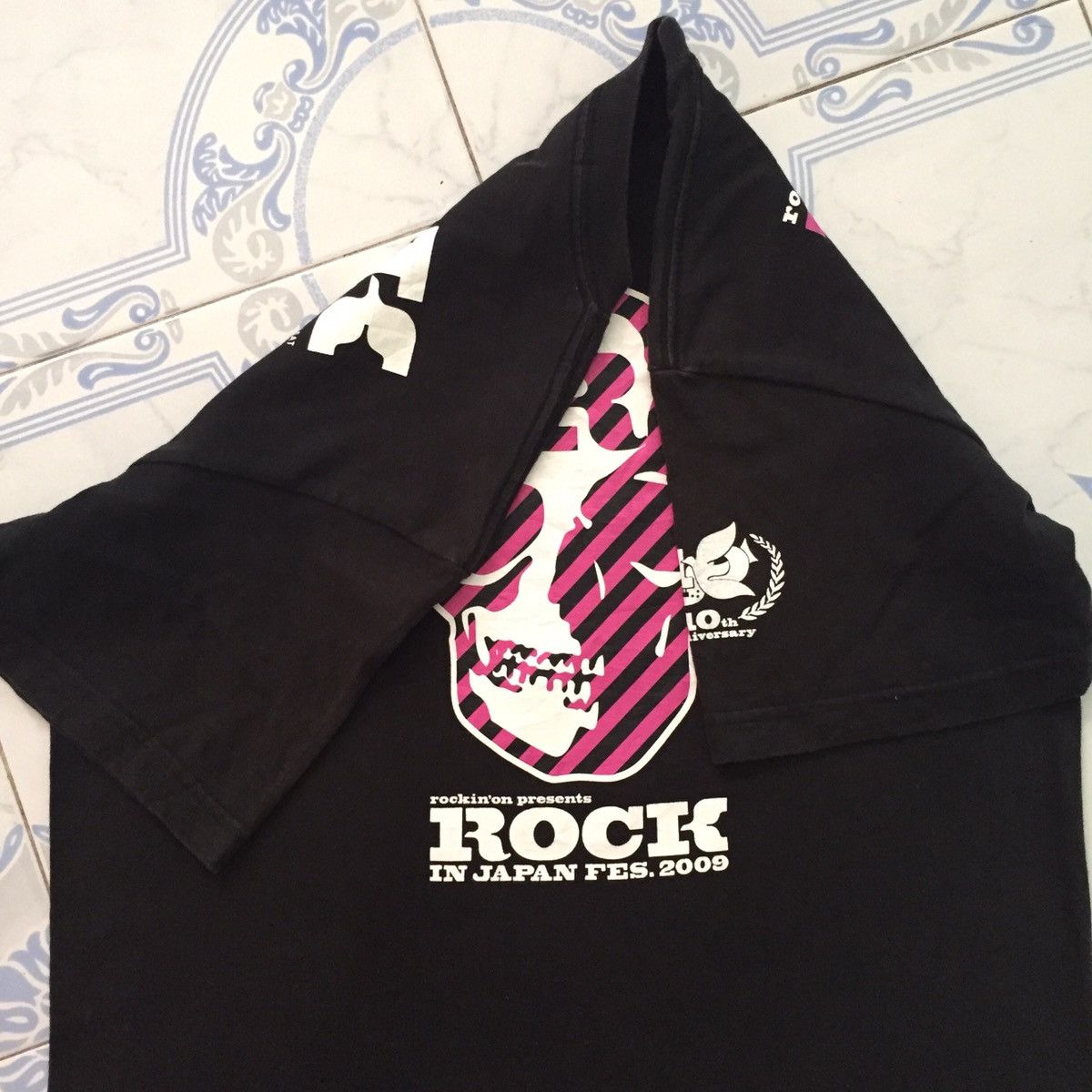 Japanese Brand Rock On Japan Fes. 2009 Tee Size US M / EU 48-50 / 2 - 11 Thumbnail