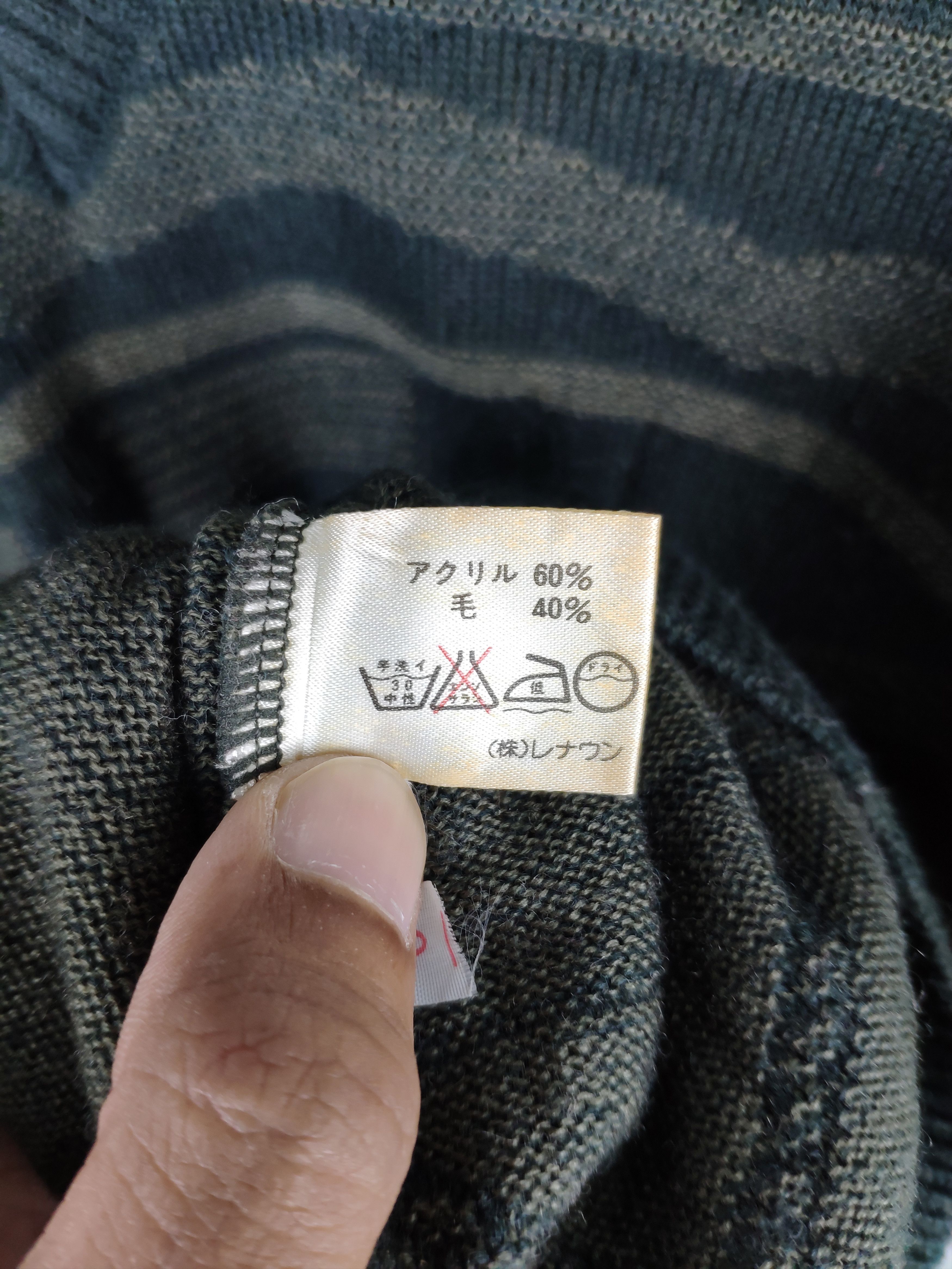 Aran Isles Knitwear × Japanese Brand × Vintage Vintage 90s Arnold Palmer Wool Knit Sweater V Neck Size US M / EU 48-50 / 2 - 4 Thumbnail