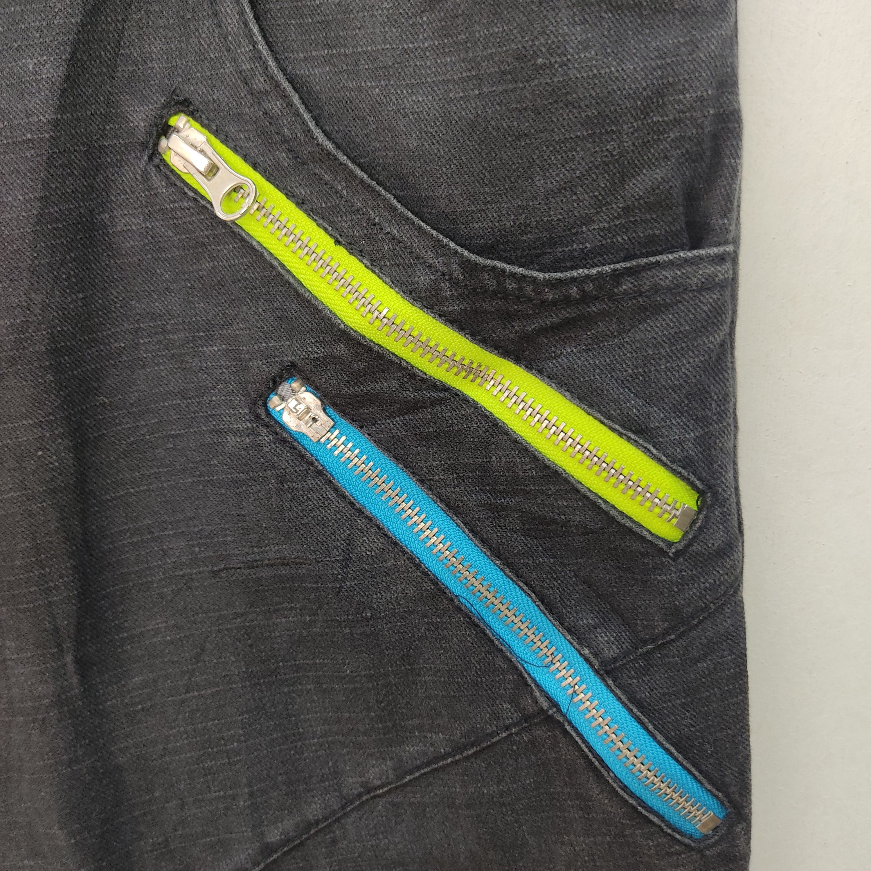 Japanese Brand Amp By Manydope Seditionaries Multipocket Blue Cargo Pant Size US 32 / EU 48 - 12 Thumbnail
