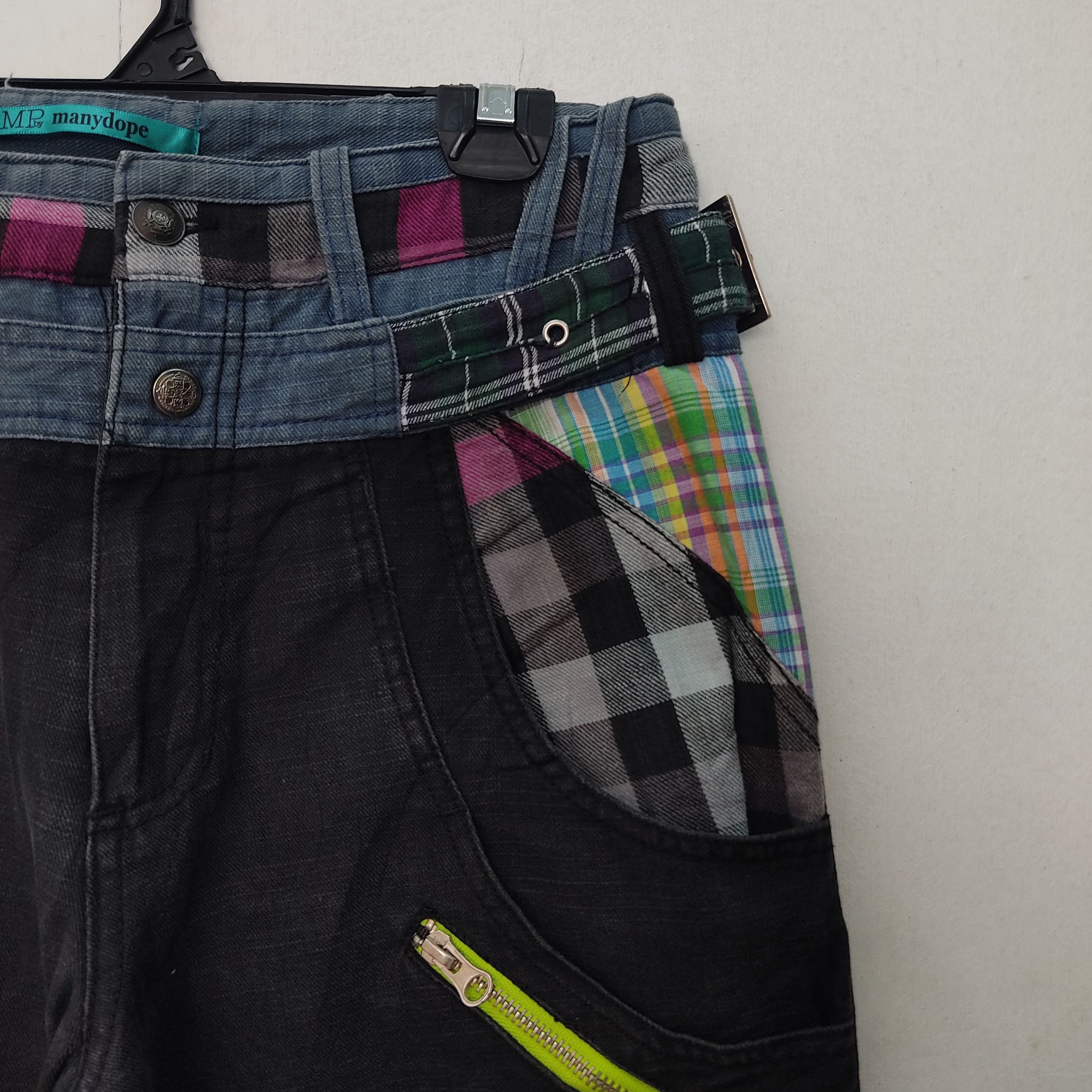Japanese Brand Amp By Manydope Seditionaries Multipocket Blue Cargo Pant Size US 32 / EU 48 - 7 Thumbnail