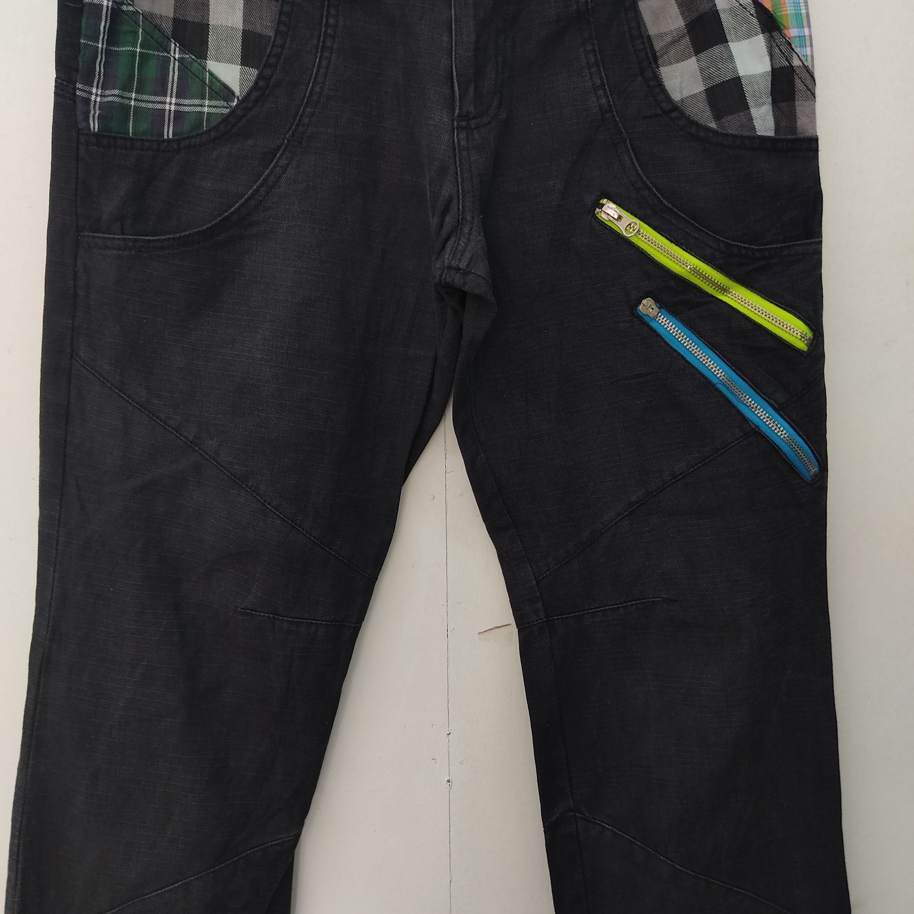 Japanese Brand Amp By Manydope Seditionaries Multipocket Blue Cargo Pant Size US 32 / EU 48 - 4 Thumbnail