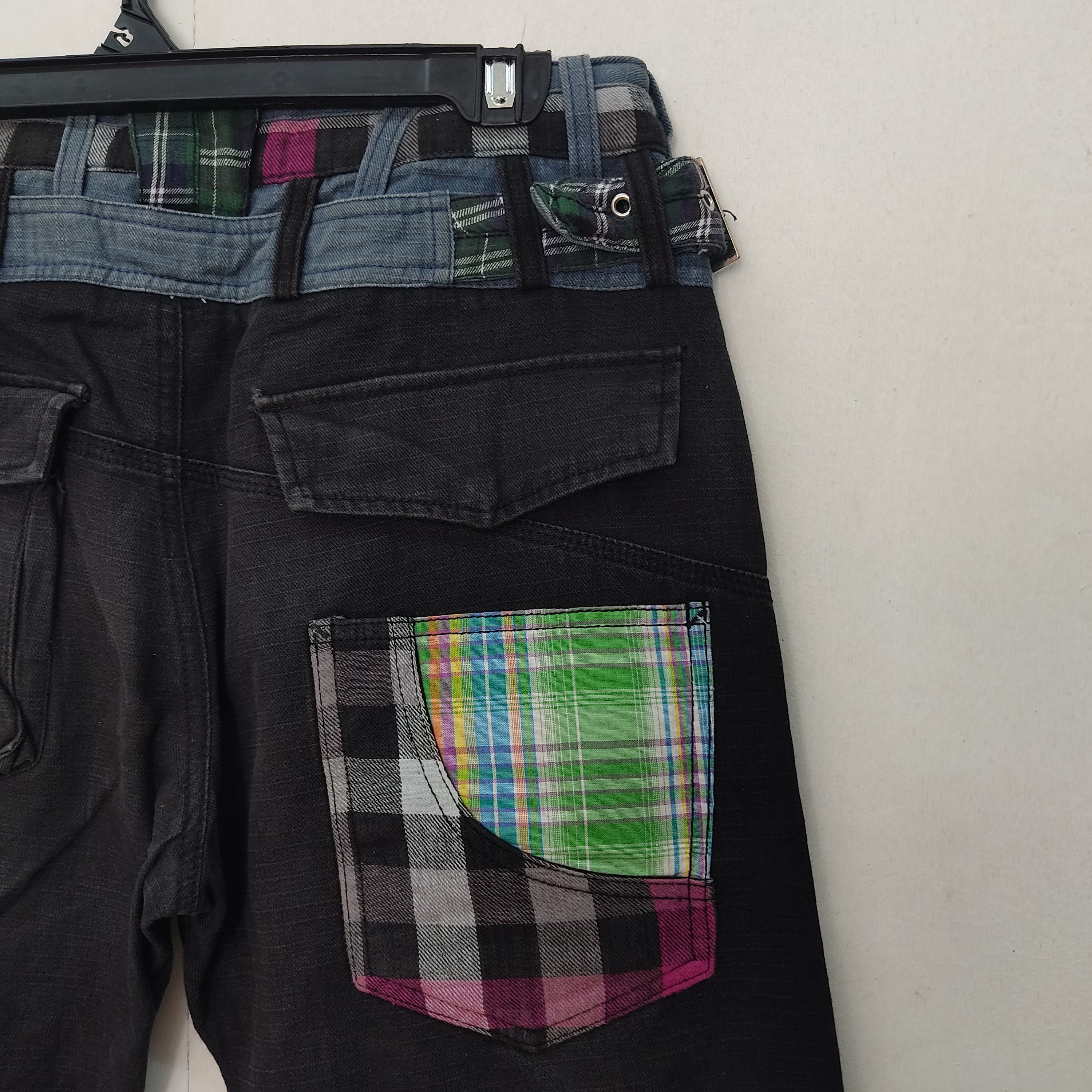 Japanese Brand Amp By Manydope Seditionaries Multipocket Blue Cargo Pant Size US 32 / EU 48 - 18 Thumbnail