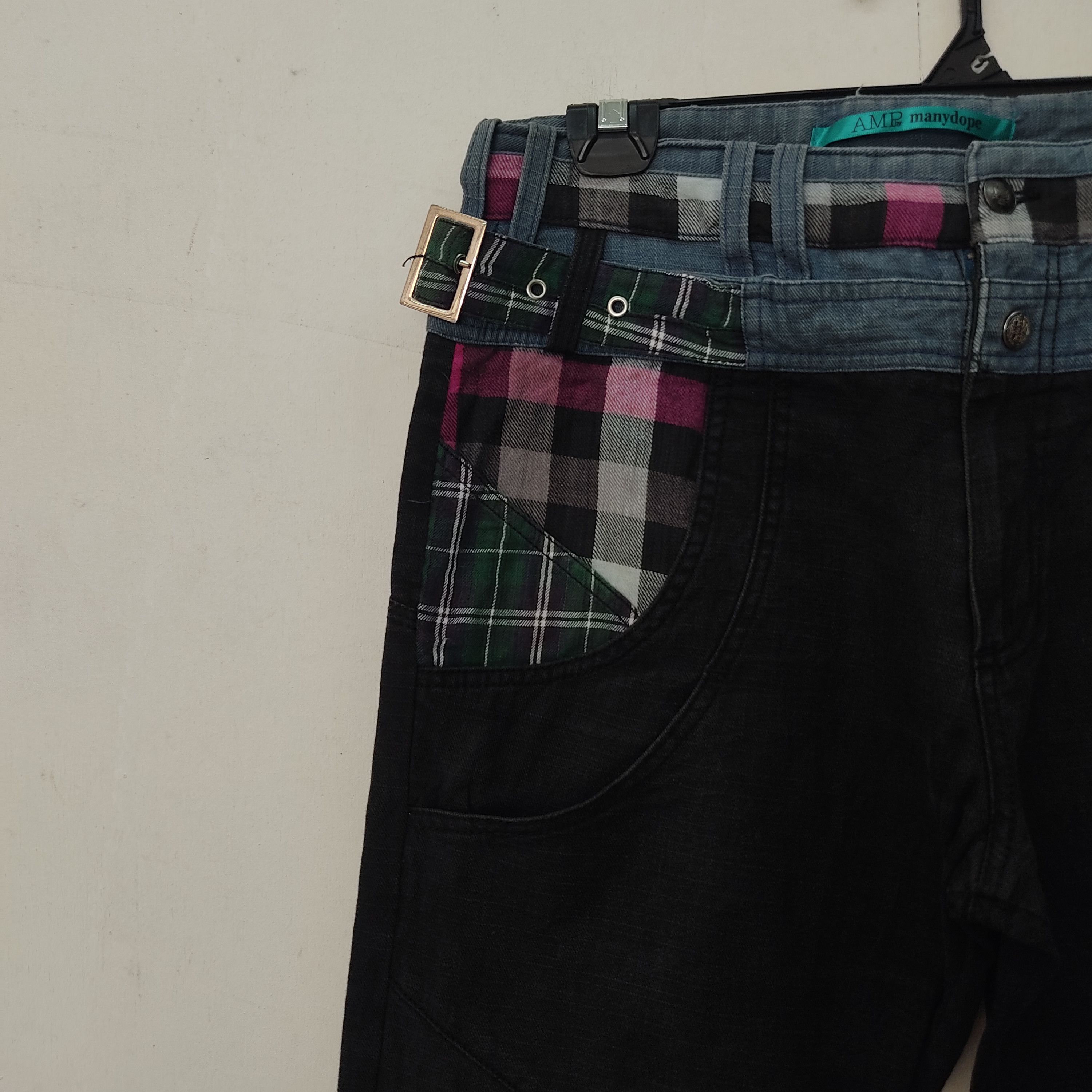 Japanese Brand Amp By Manydope Seditionaries Multipocket Blue Cargo Pant Size US 32 / EU 48 - 6 Thumbnail