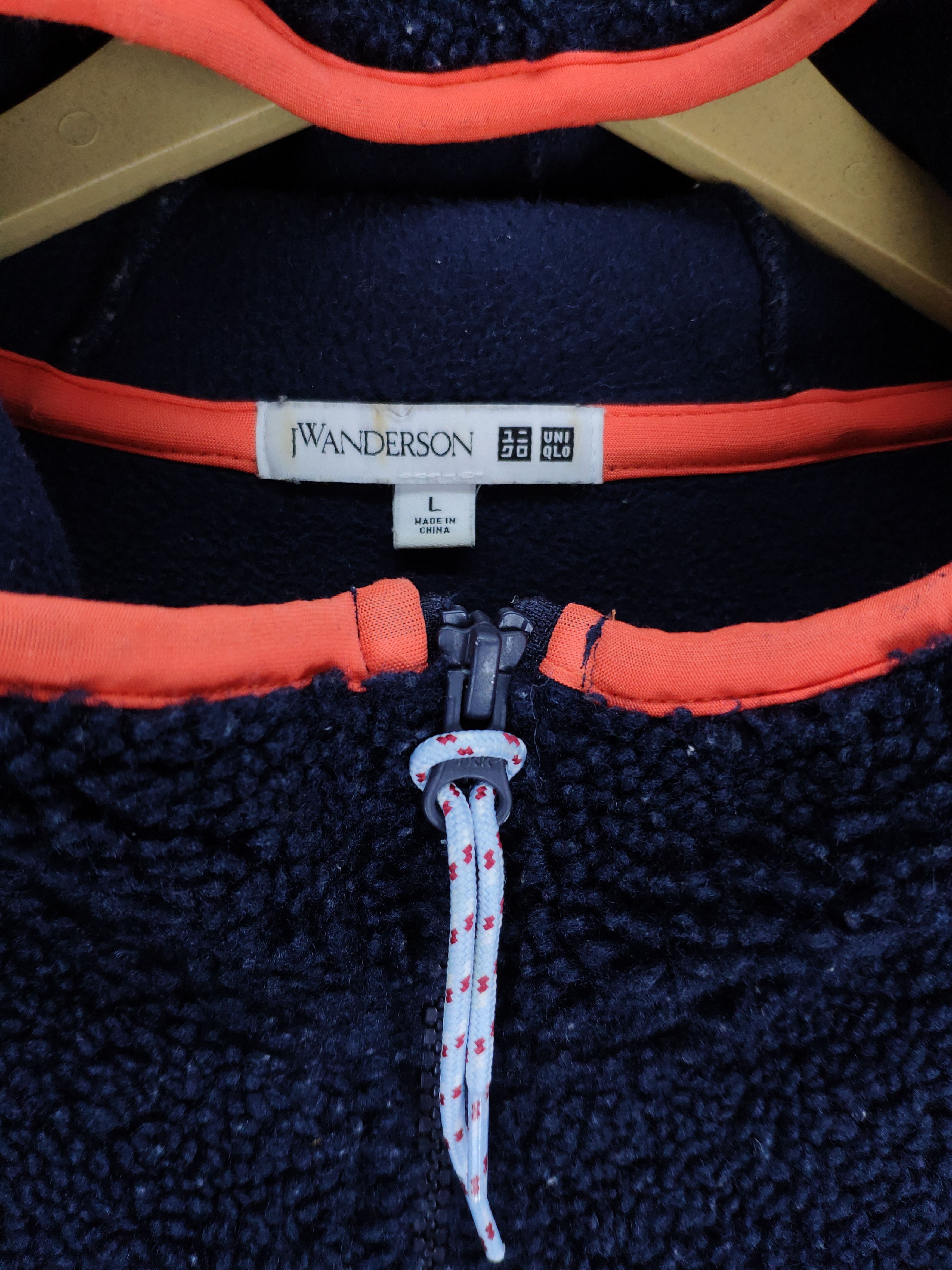 JW Anderson × Japanese Brand × Uniqlo J W Anderson Uniqlo Sherpa Hooded Jacket Size US L / EU 52-54 / 3 - 8 Thumbnail