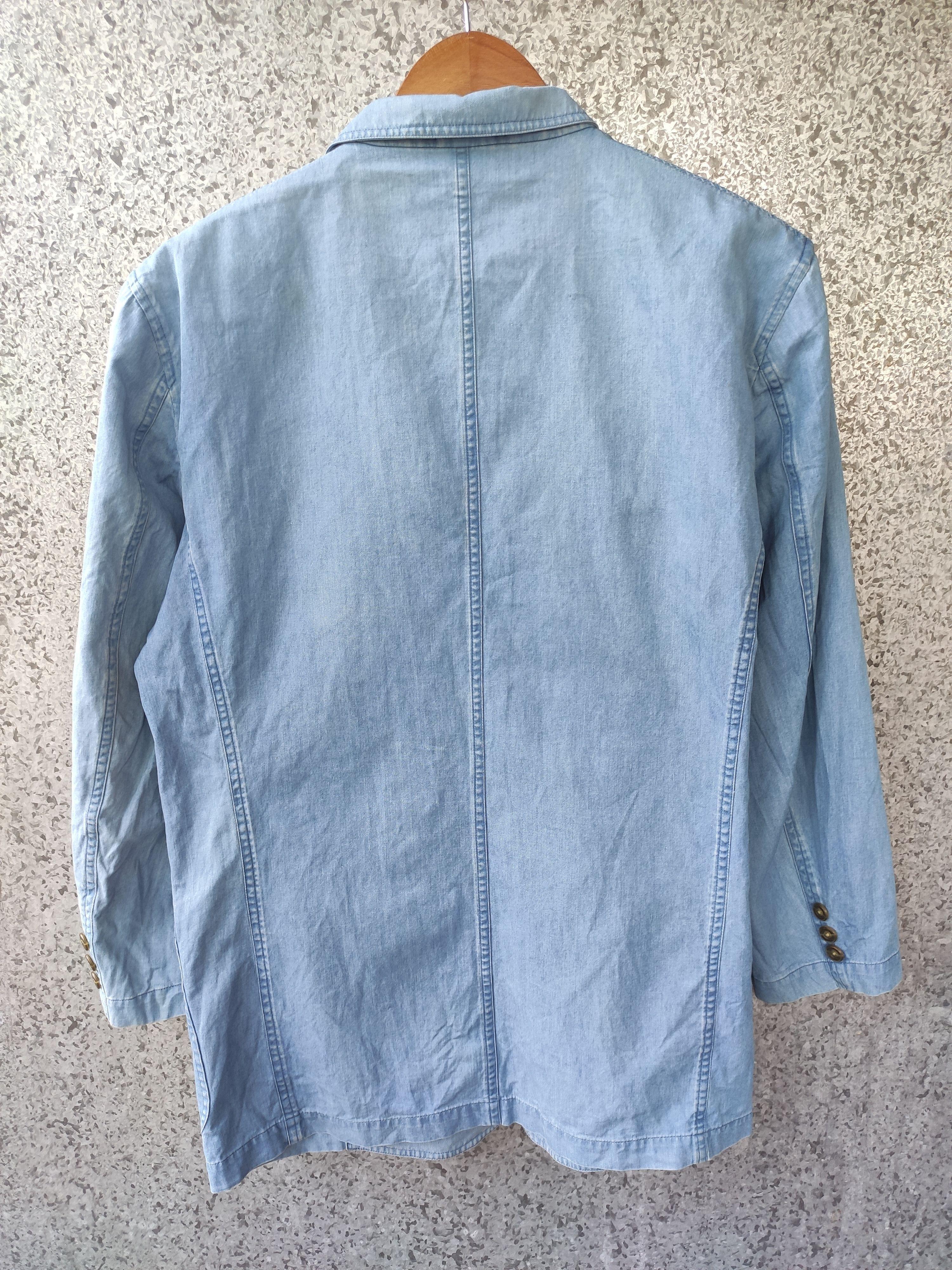 Burberry 🔥 Vintage Burberry's Chore Jacket Denim Size US M / EU 48-50 / 2 - 2 Thumbnail