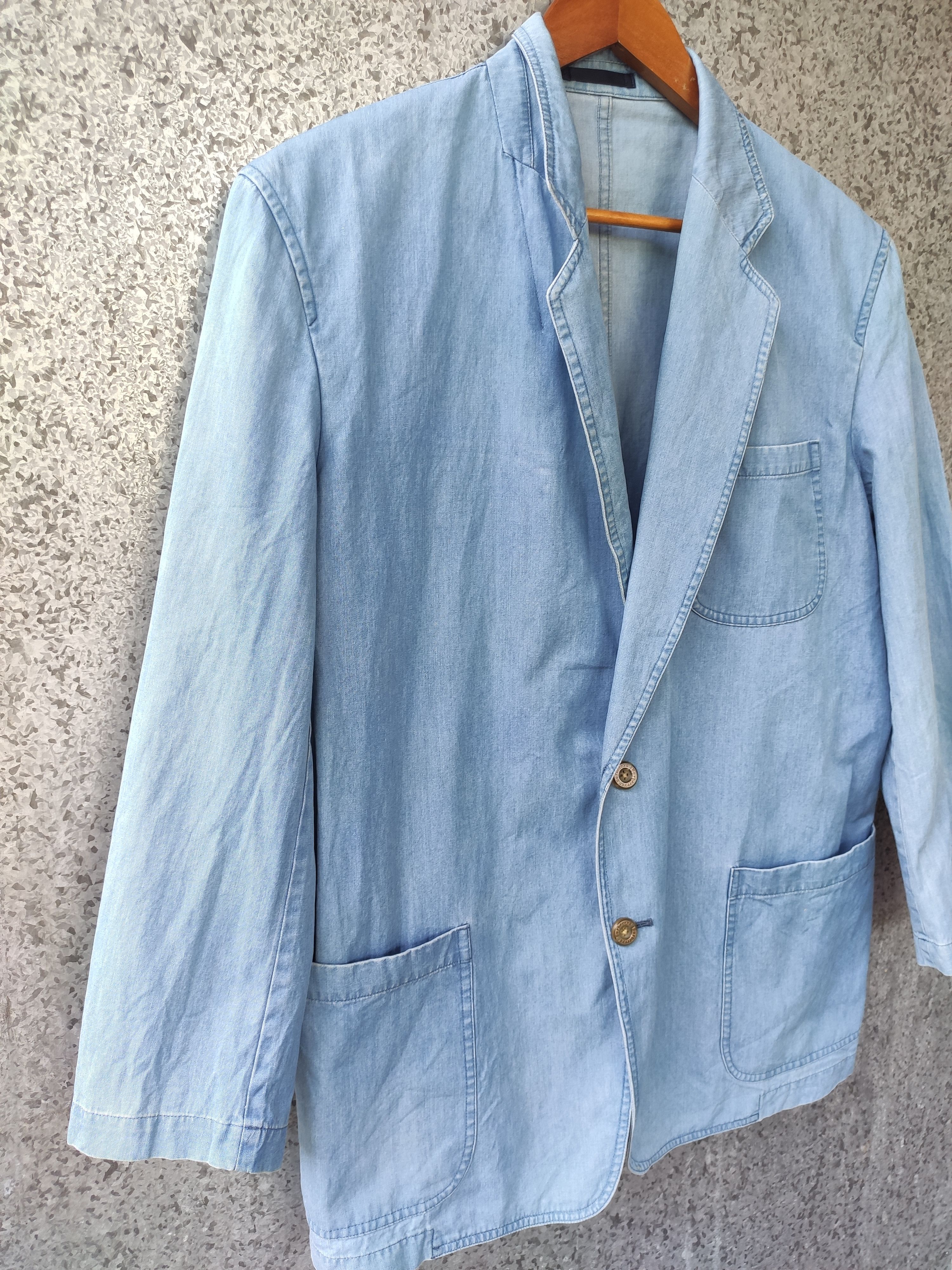 Burberry 🔥 Vintage Burberry's Chore Jacket Denim Size US M / EU 48-50 / 2 - 3 Thumbnail