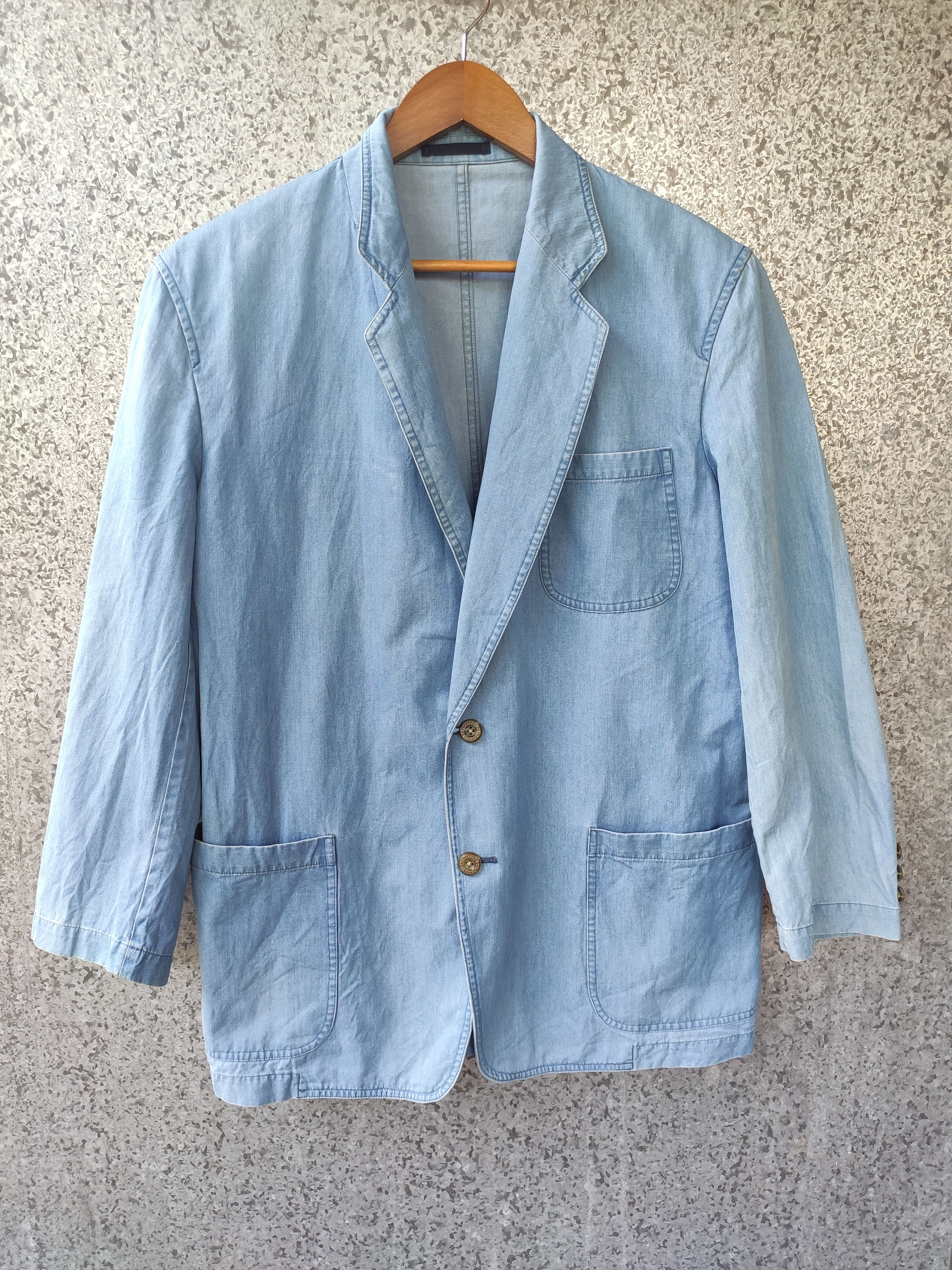 Burberry 🔥 Vintage Burberry's Chore Jacket Denim Size US M / EU 48-50 / 2 - 5 Thumbnail