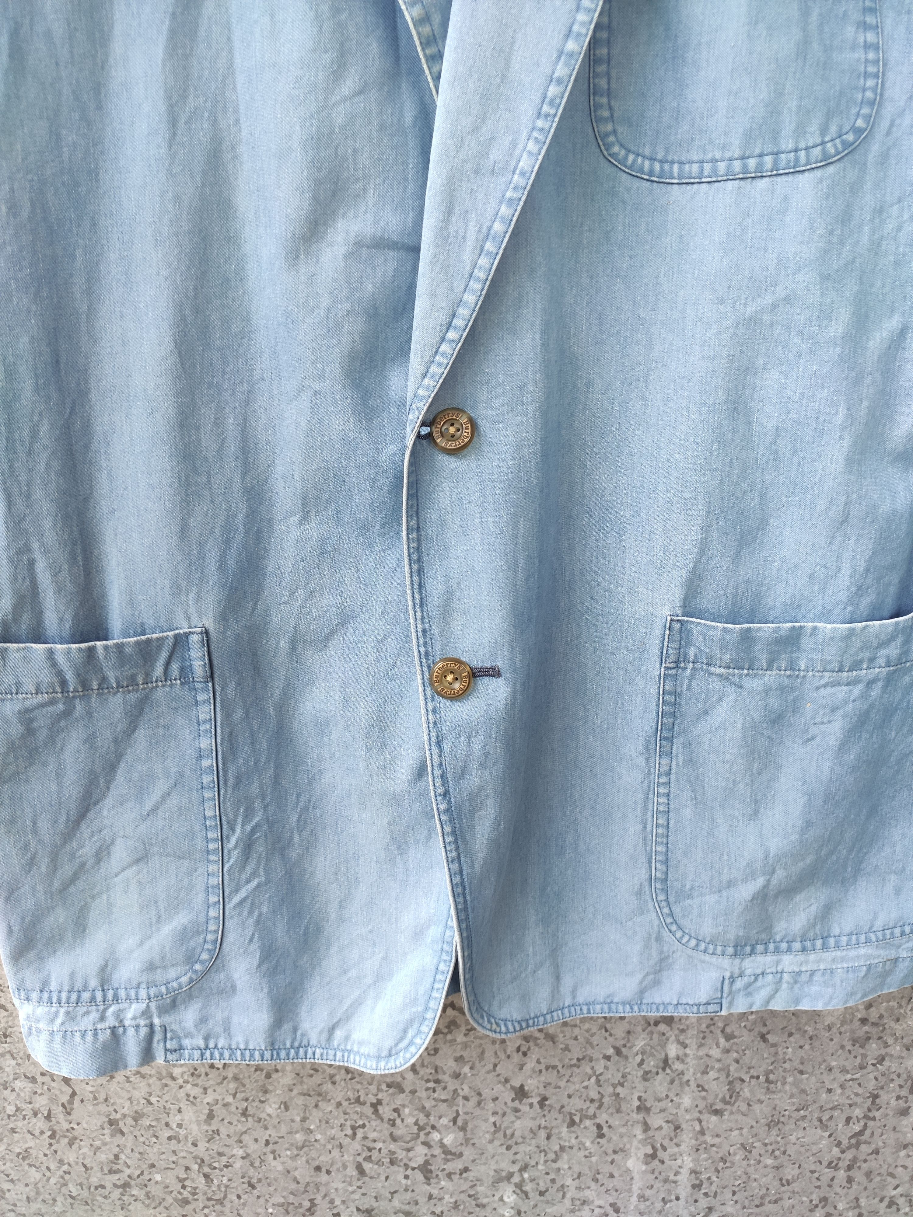 Burberry 🔥 Vintage Burberry's Chore Jacket Denim Size US M / EU 48-50 / 2 - 9 Thumbnail