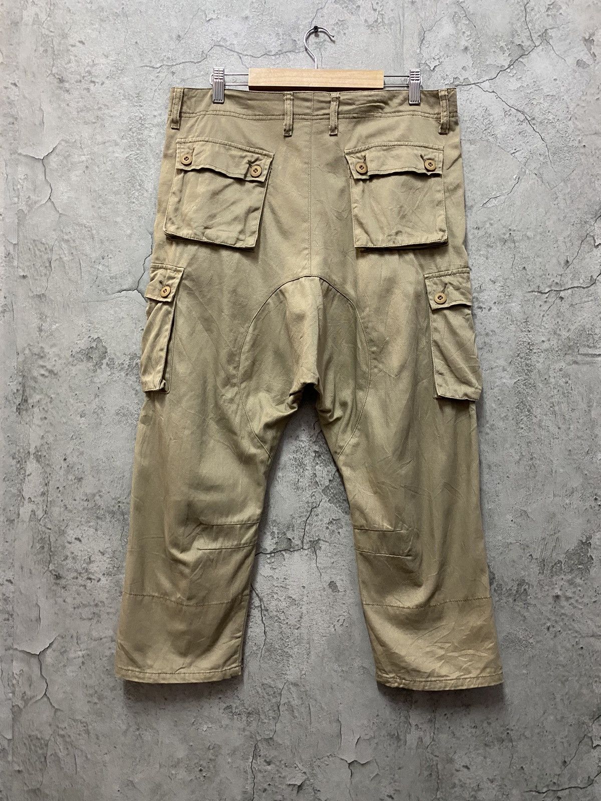 Japanese Brand Japan Brand Soleidor Cargo 3quarter Harem Pants Size US 32 / EU 48 - 2 Thumbnail