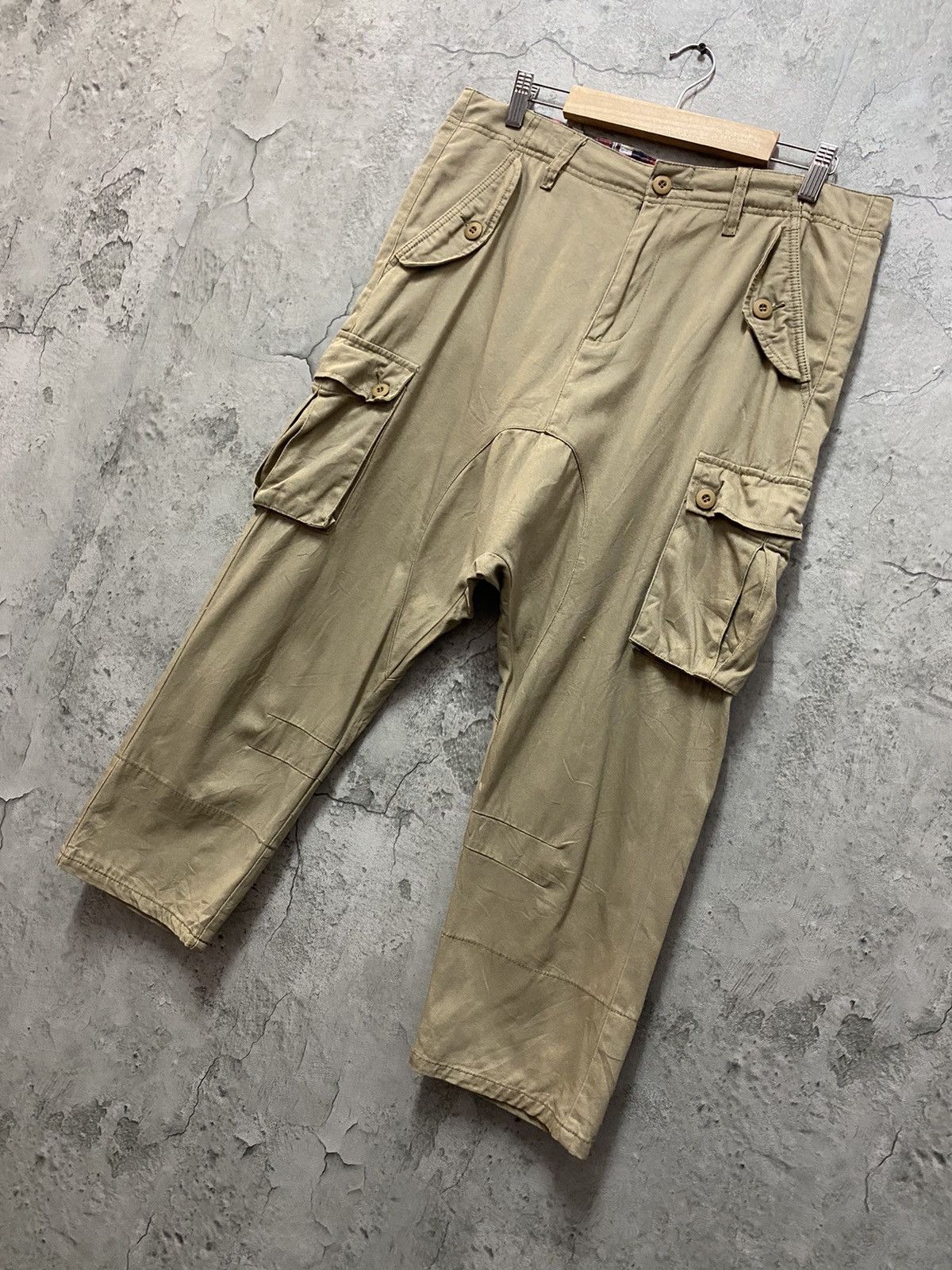 Japanese Brand Japan Brand Soleidor Cargo 3quarter Harem Pants Size US 32 / EU 48 - 3 Thumbnail